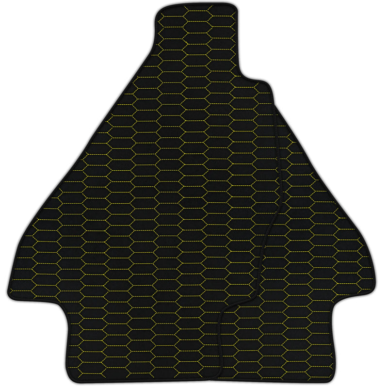 Skreddersydde lær Bilmatter med Raptor Hex-mønster for Ferrari Dino GT4 (1973-1979)