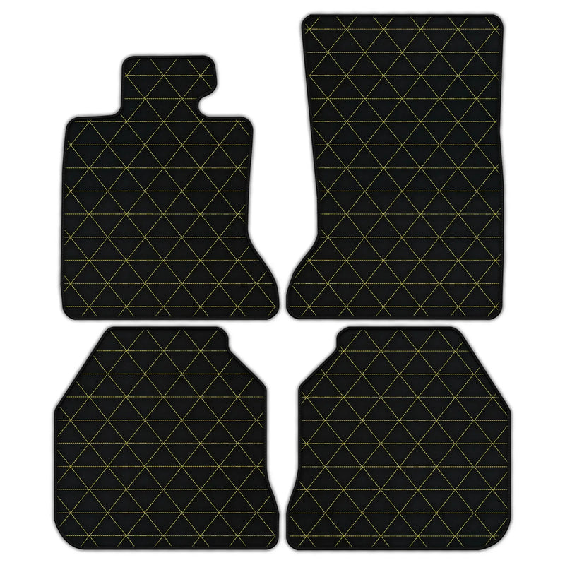 Tilpassbare skinn Bilmatter med trekantmønster for Rolls Royce Ghost Series I (2010–2020)
