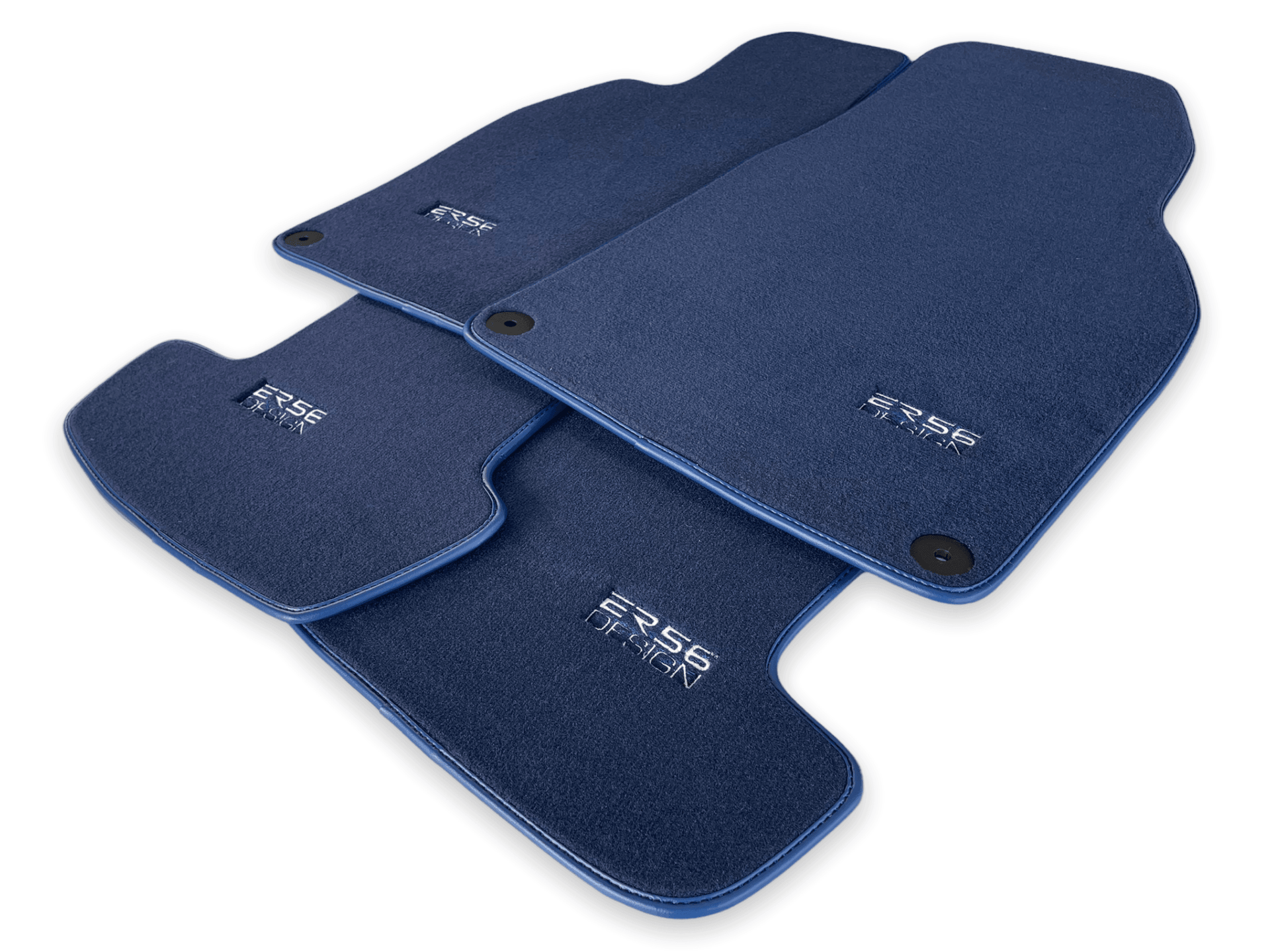 Dark Blue Floor Mats for Porsche 911 - 991 (2012-2019) | ER56 Design - AutoWin