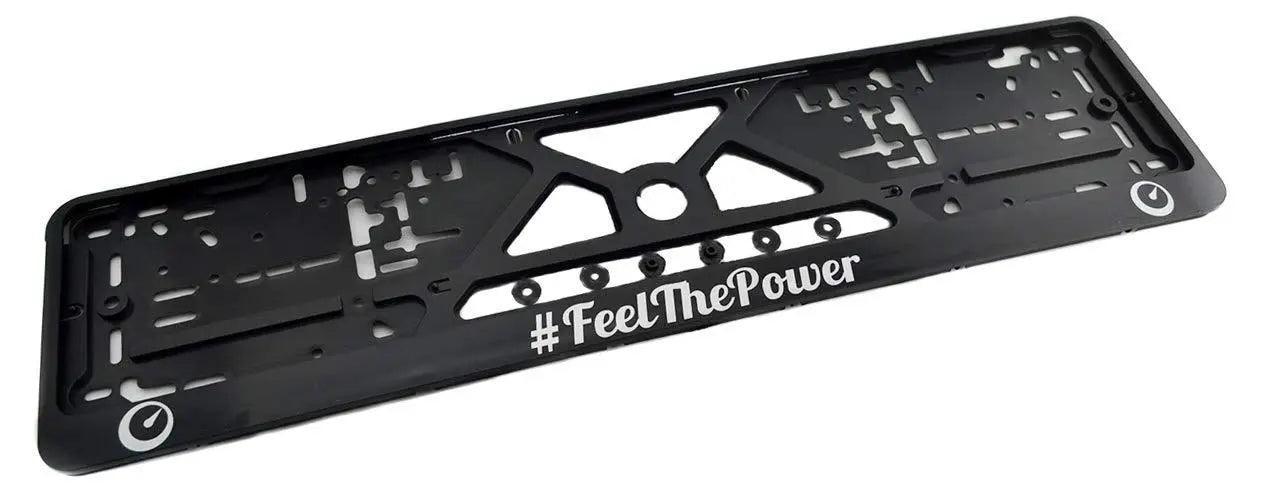 FeelThePower Number Plate Holder Eu Standard Size 52 Cm X 11 Cm - AutoWin