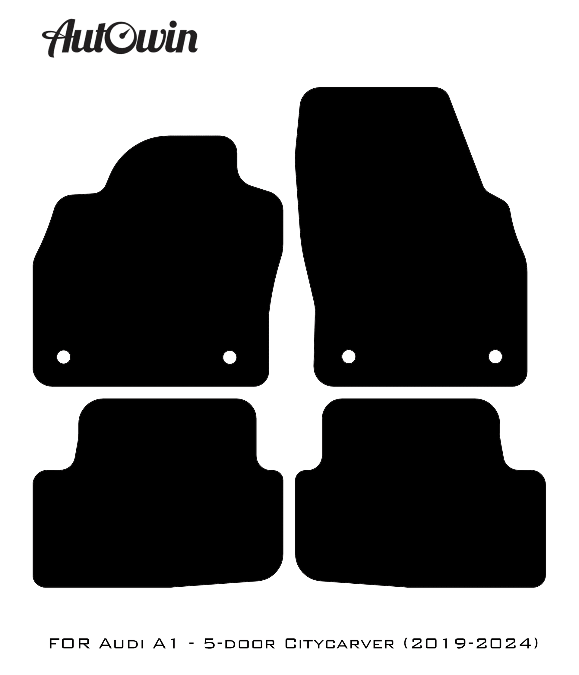 Floor Mats for Audi A1 - 5-door Citycarver (2019-2024) - AutoWin