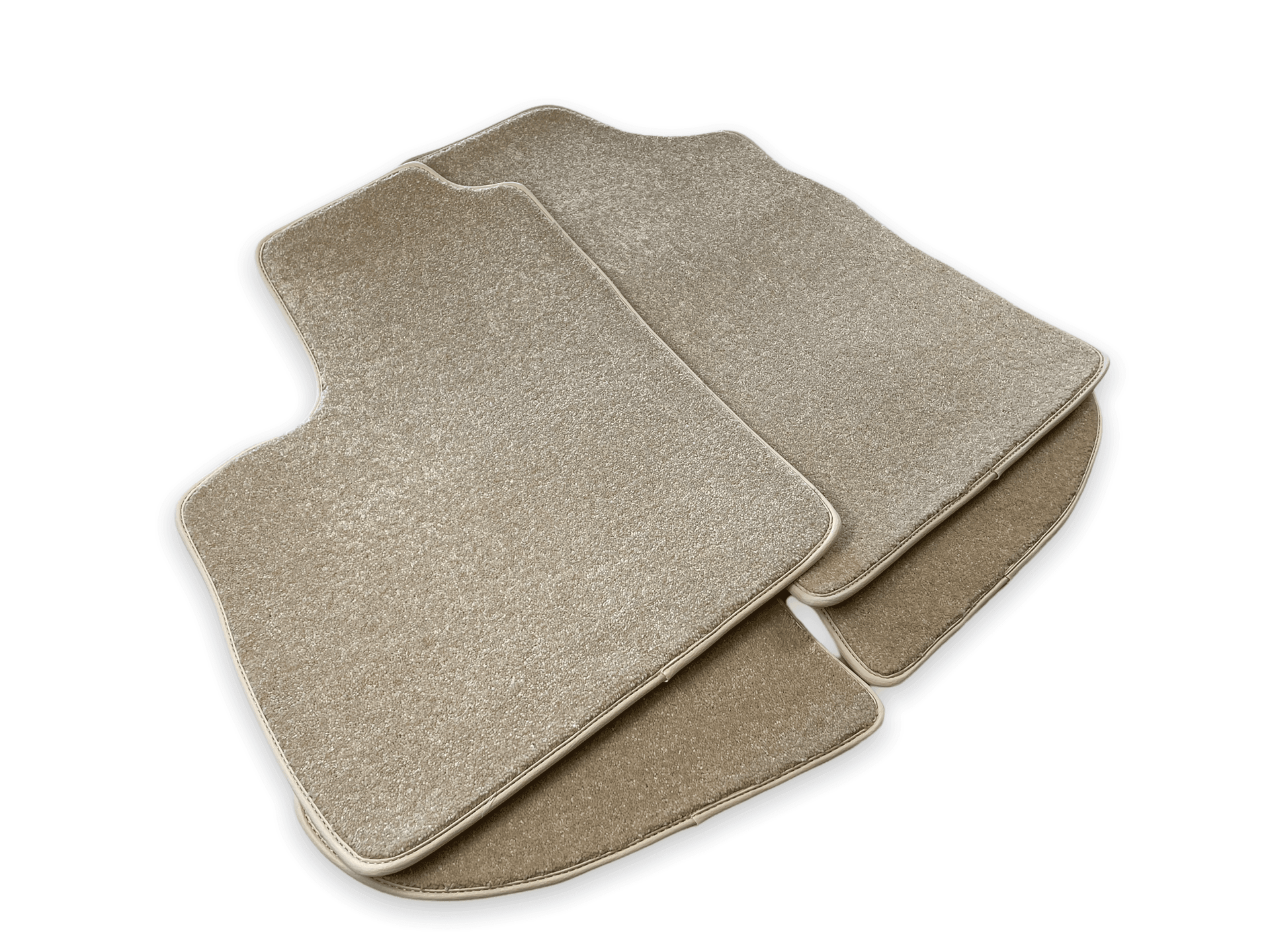 Floor Mats For Bentley Continental GTC (2011-2018) Beige Luxury Quality - AutoWin