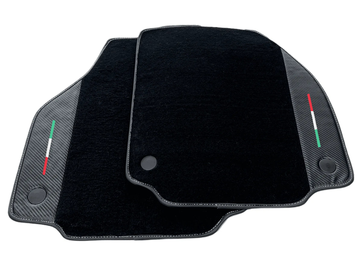Floor Mats For Ferrari 458 GT2 (2012-2015) Carbon Leather