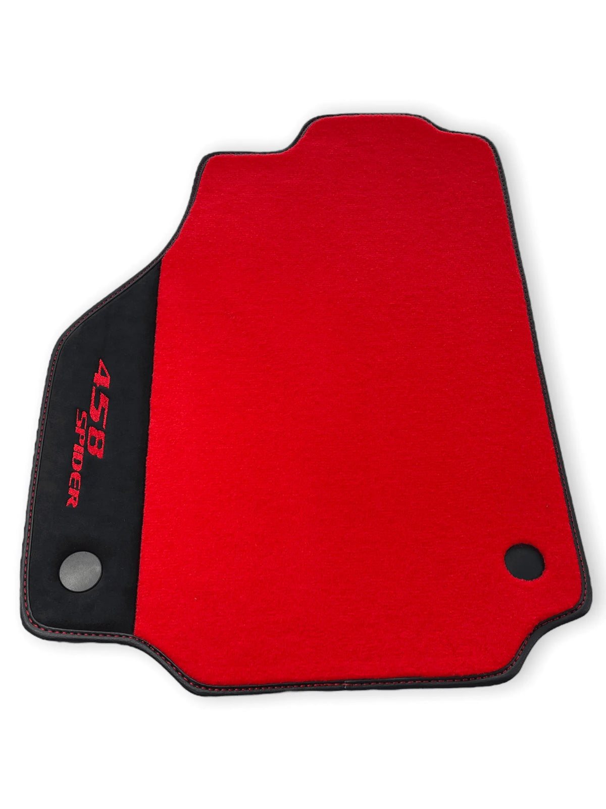 Floor Mats For Ferrari 458 Spider 2012-2015 Red Carpet And Alcantara Leather - AutoWin