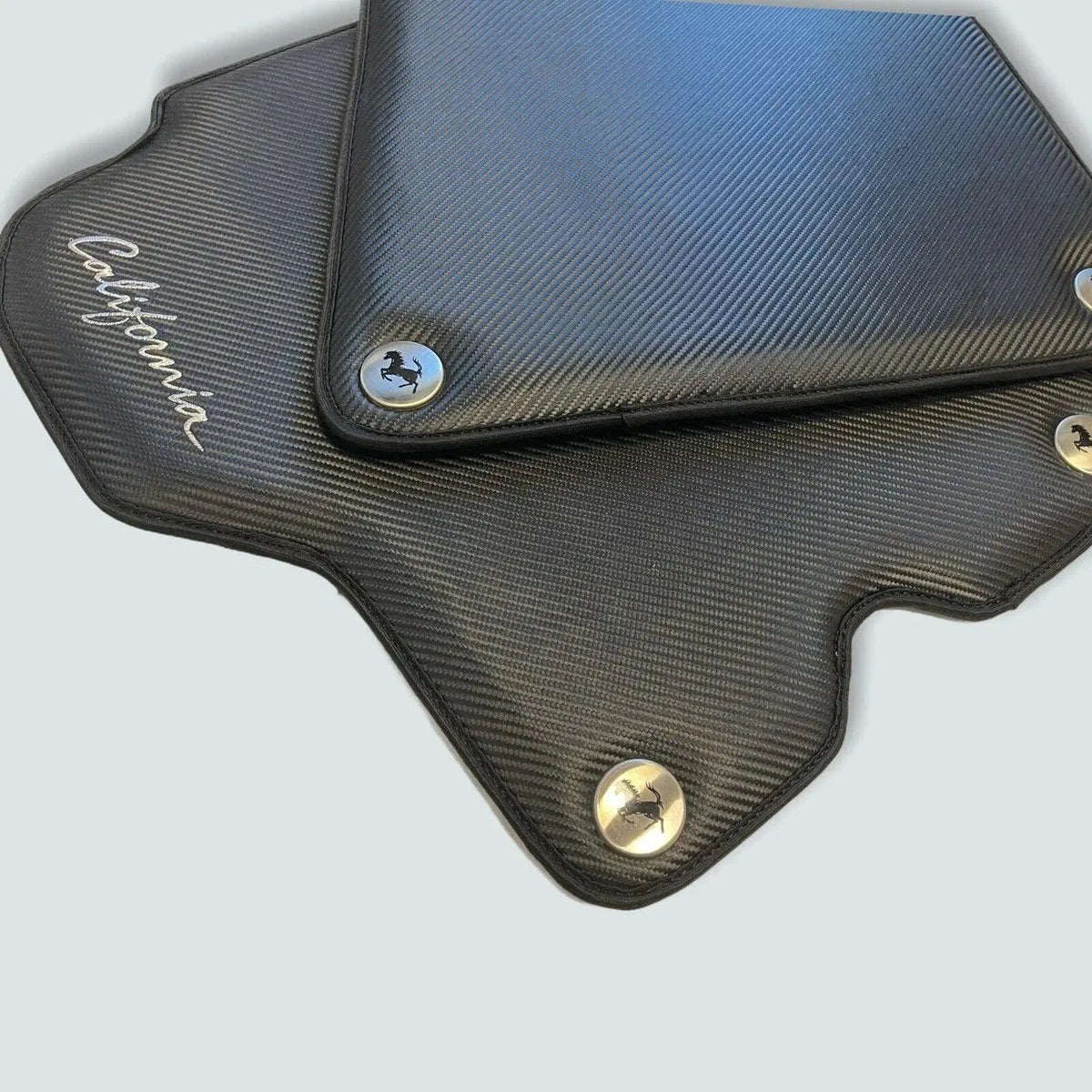 Bilmatter for Ferrari California Convertible 2008-2014 Karbonfiber Lær - AutoWin
