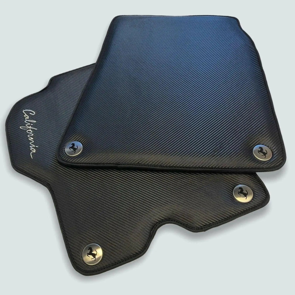 Bilmatter for Ferrari California Convertible 2008-2014 Karbonfiber Lær - AutoWin