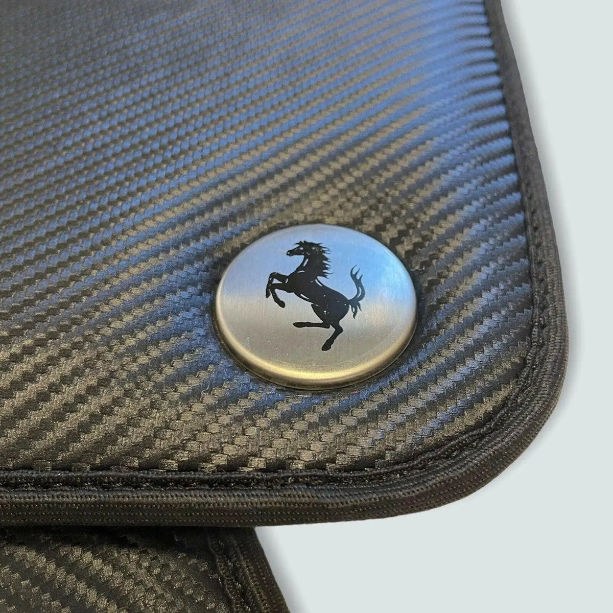 Bilmatter for Ferrari California Convertible 2008-2014 Karbonfiber Lær - AutoWin