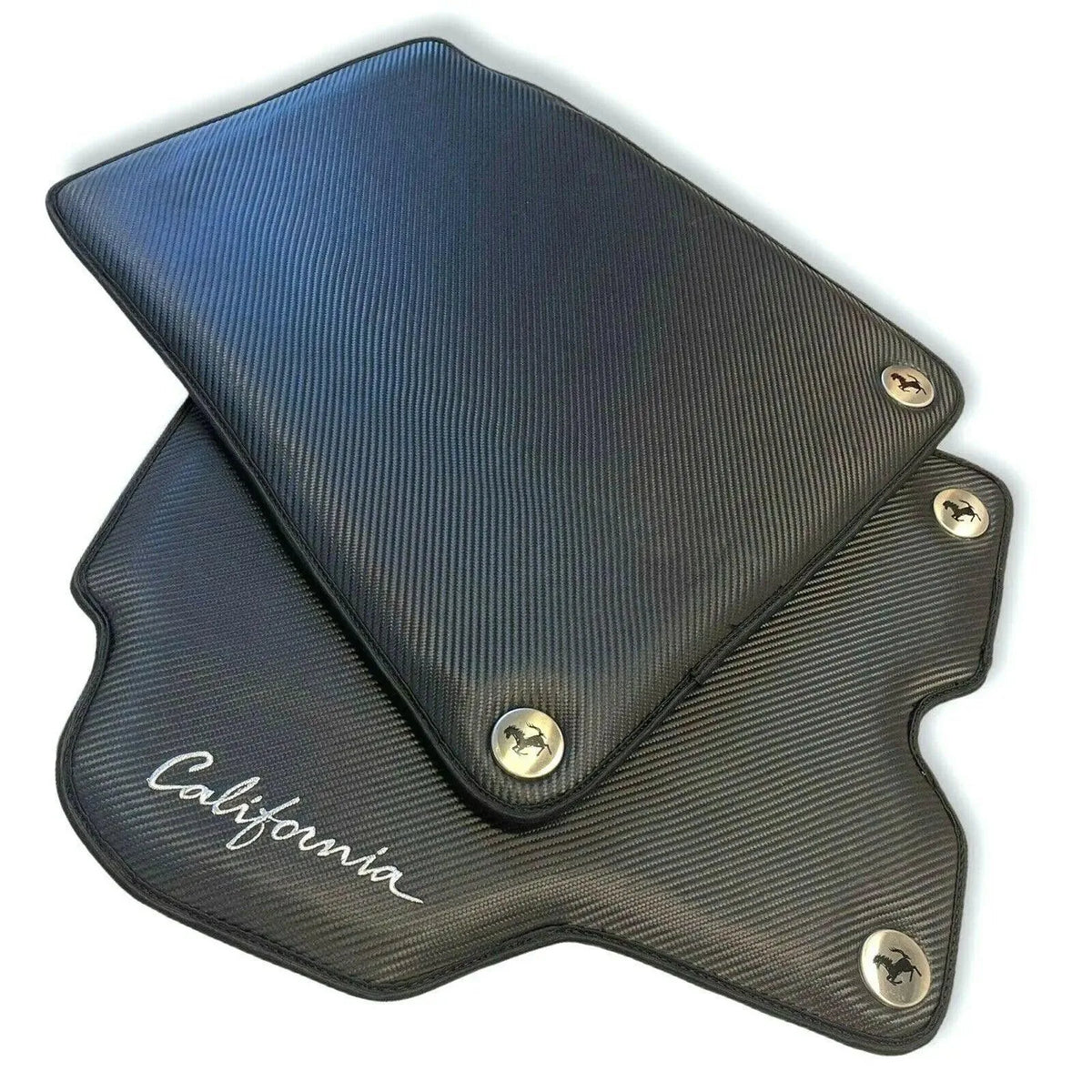 Bilmatter for Ferrari California Convertible 2008-2014 Karbonfiber Lær - AutoWin