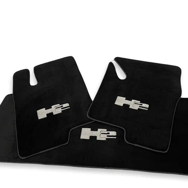 Floor Mats For Hummer H2 2003-2009 Tailored Black Carpets - AutoWin