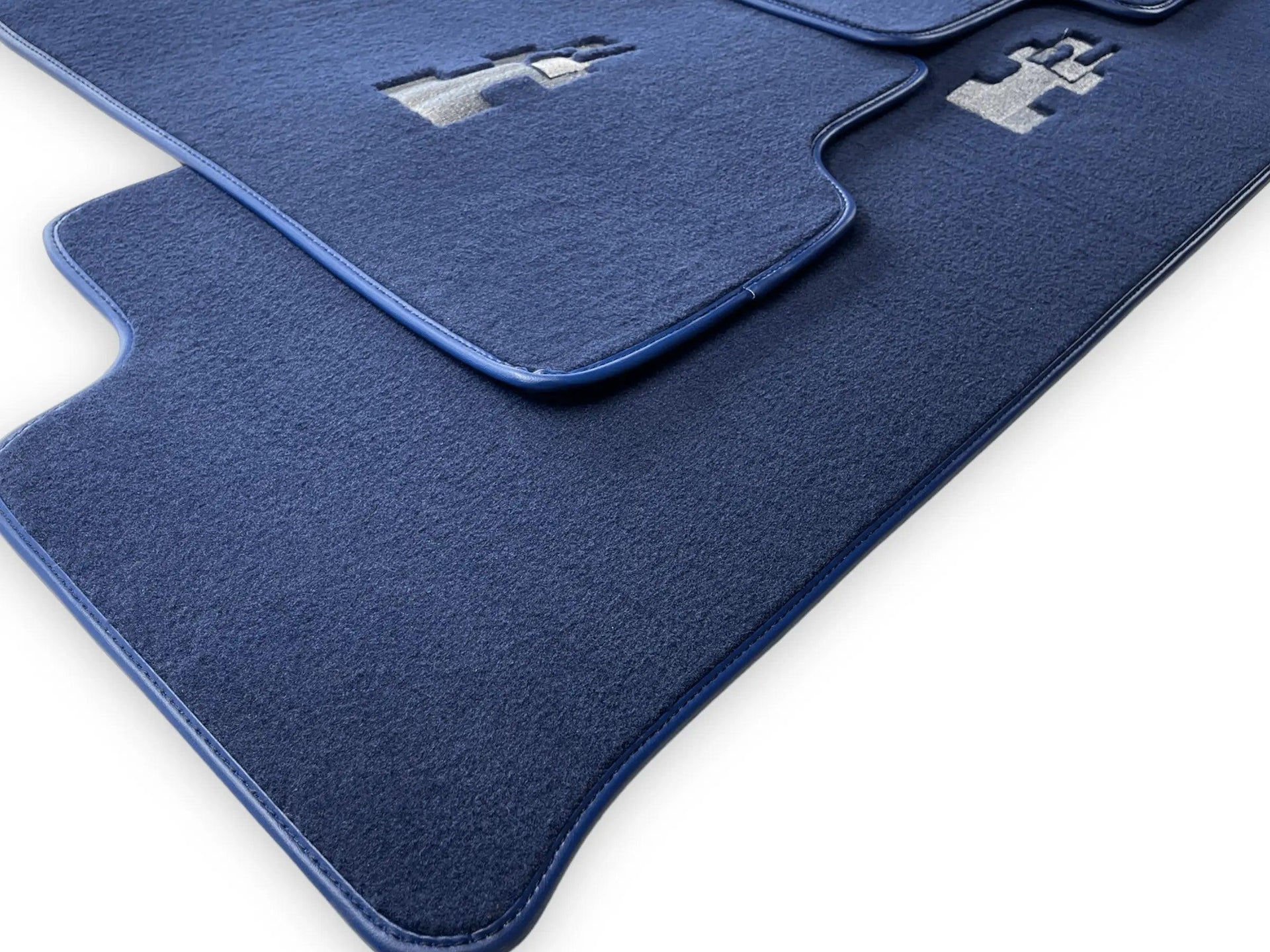 Floor Mats For Hummer H2 2003-2009 Tailored Dark Blue Color Carpets - AutoWin