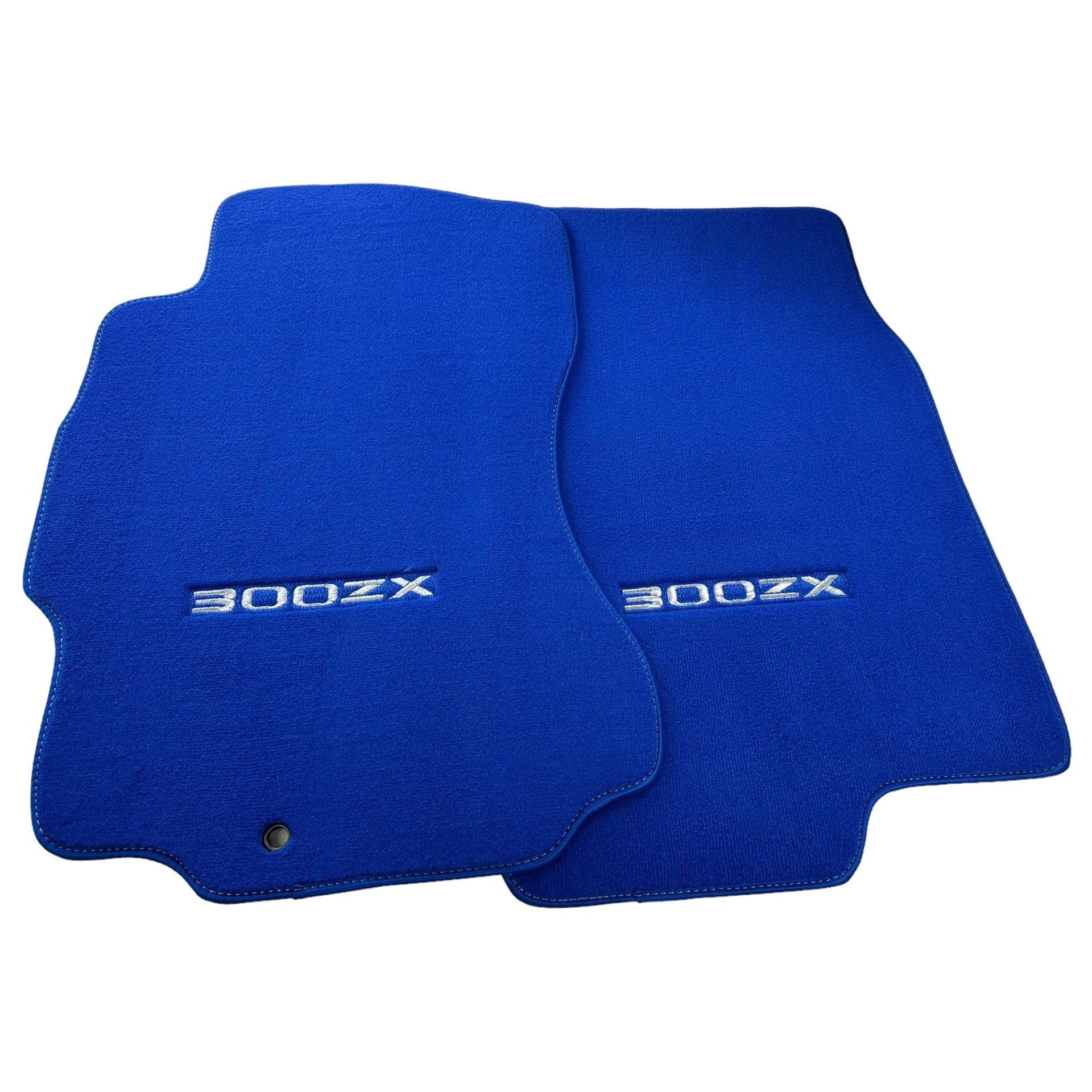 Floor Mats For Nissan 300ZX - Z32 (1990-2000) Tailored Blue Carpets - AutoWin