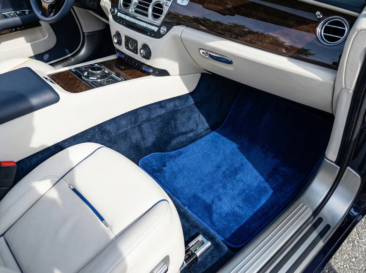 Floor Mats For Rolls Royce Dawn Rr6 2016-2023 Blue