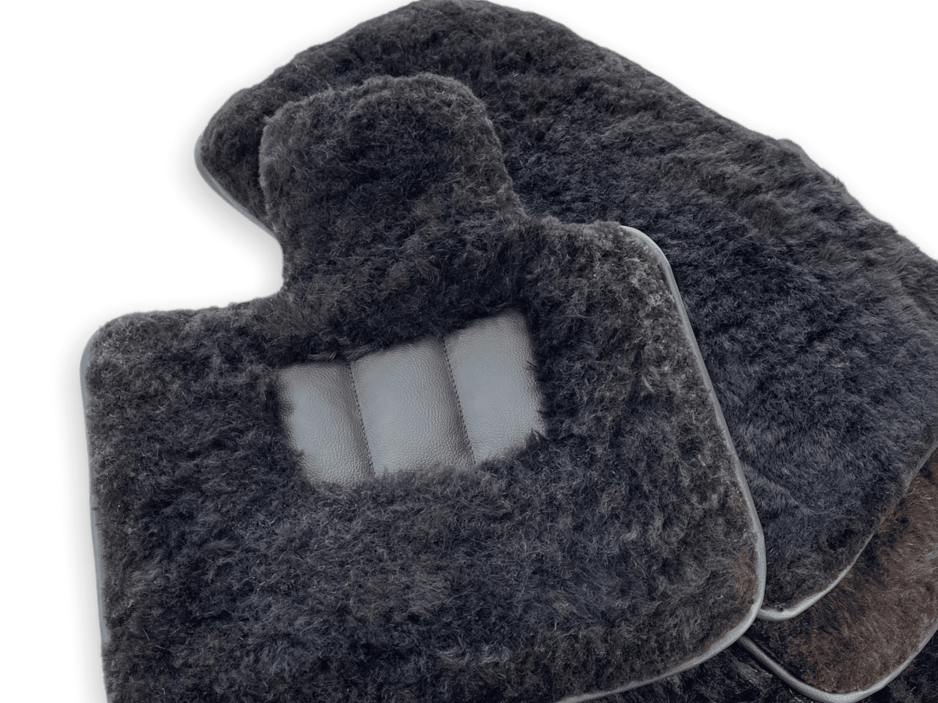 Genuine Sheepskin Floor Mats Rolls Royce Spectre (2023-2024) Er56 Design Brand - AutoWin