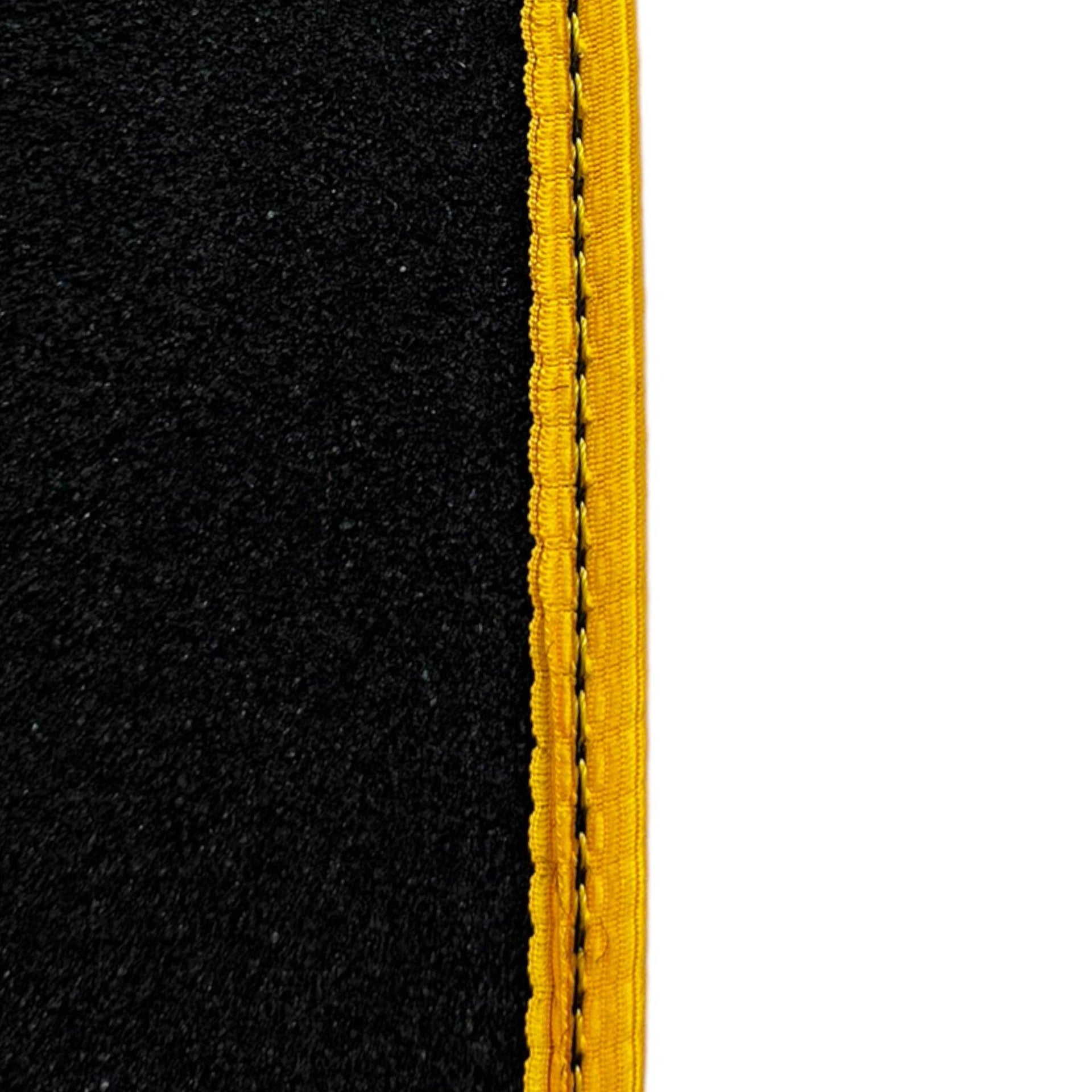 Gray Floor Mats for Lamborghini Huracan EVO (2014-2023) with Yellow Trim - AutoWin