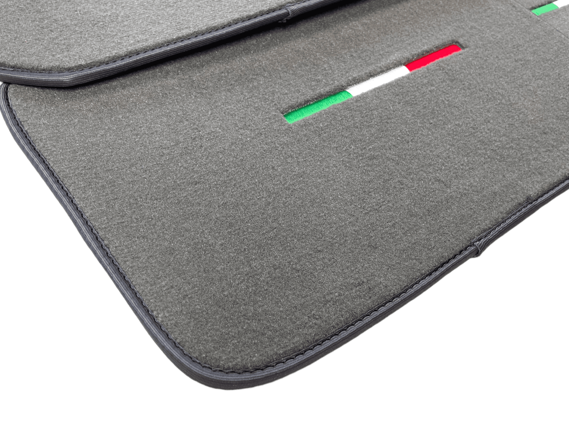 Gray Floor Mats For Maserati Coupé (2001-2007) Italy Edition - AutoWin