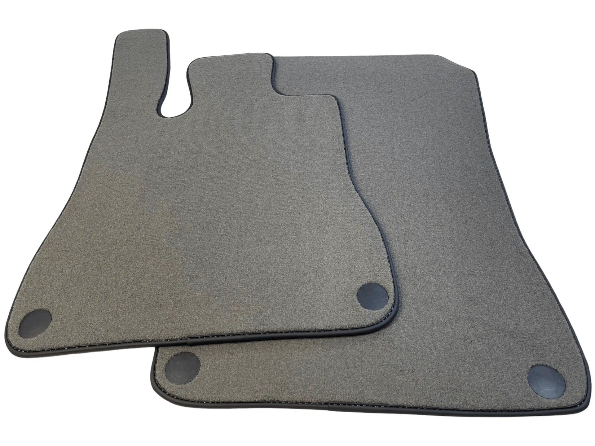 Gray Floor Mats For Mercedes-Benz R129 (1989-2001) Black Trim - AutoWin