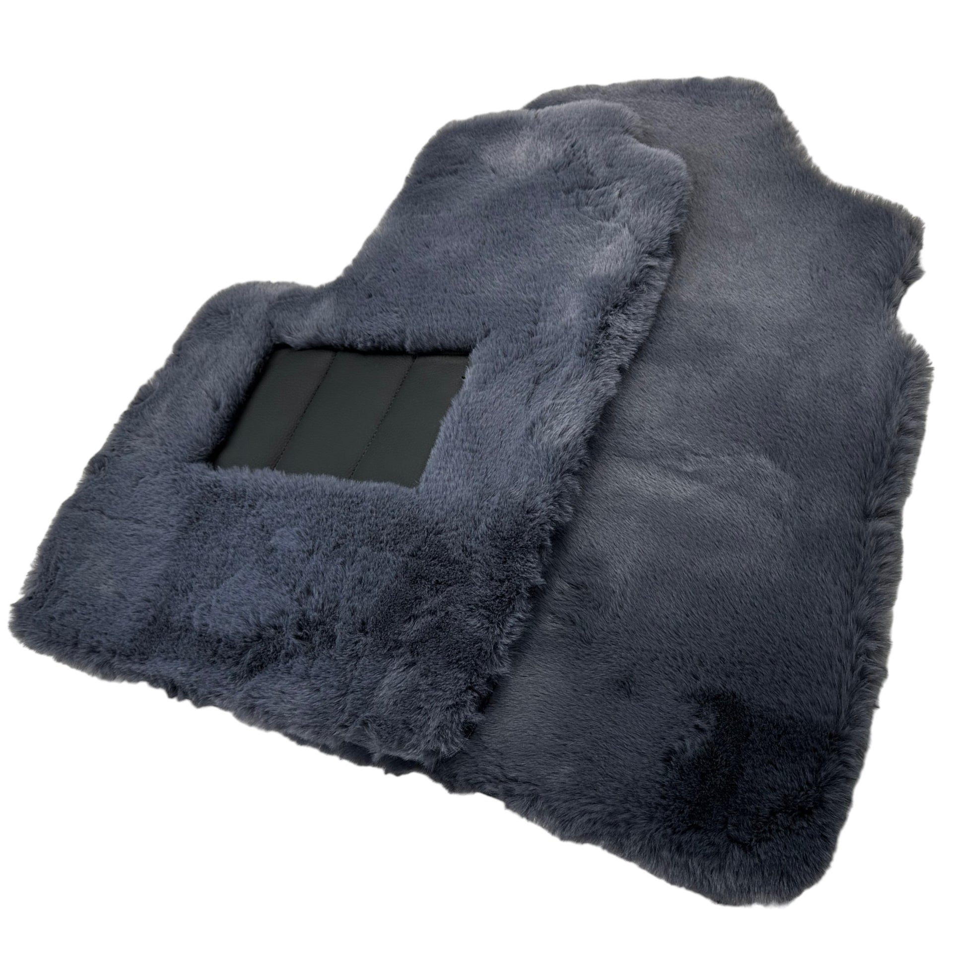 Gray Sheepskin Floor Mats For Bentley Continental GT (2011–2018) Er56 Design - AutoWin