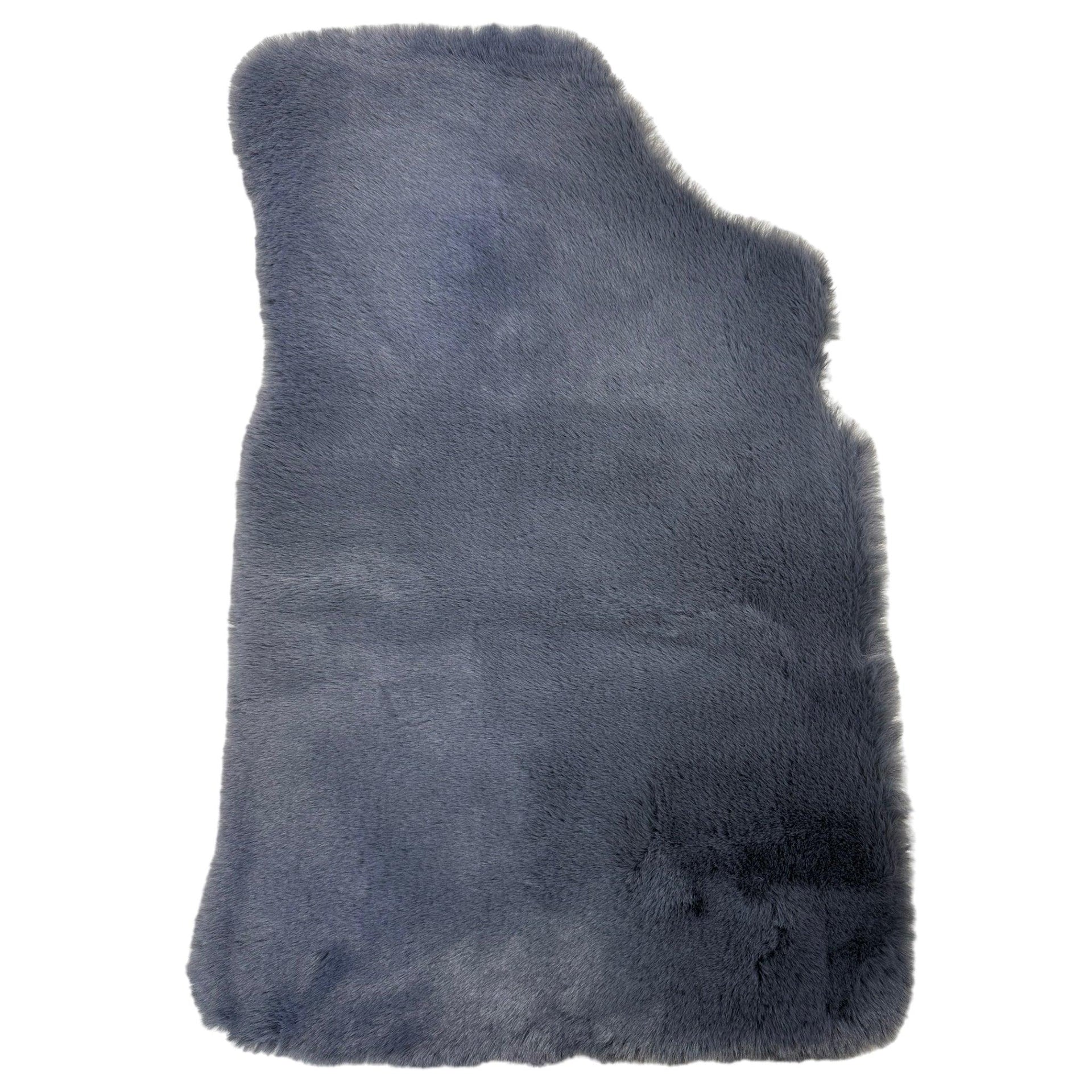 Gray Sheepskin Floor Mats For Bentley Continental GTC (2011-2018) ER56 Design - AutoWin