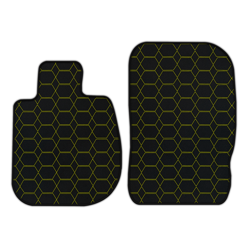 Customizable Leather Floor Mats with Hexagon Hex Pattern for BMW Z4 Series G29 (2018-2024)
