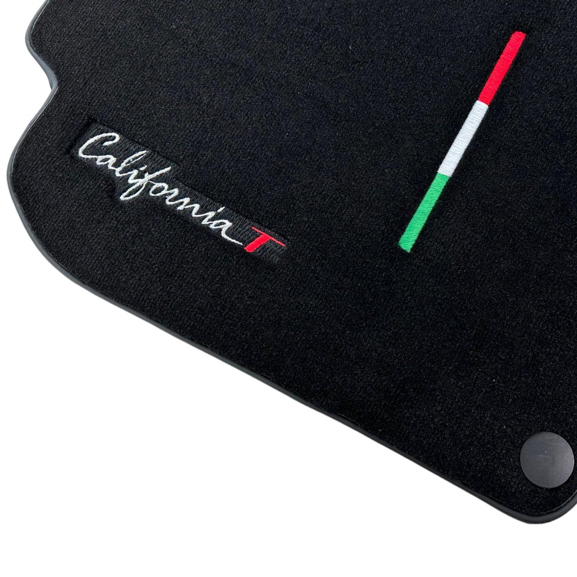 Black Floor Mats For Ferrari California T 2015–2018 - AutoWin