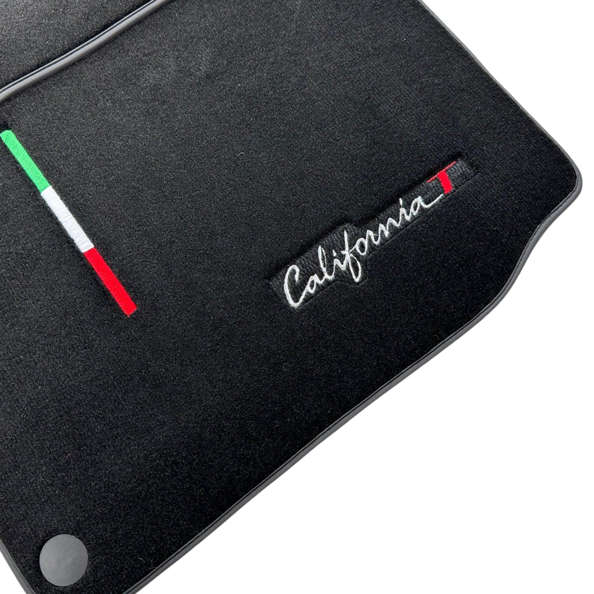 Black Floor Mats For Ferrari California T 2015–2018 - AutoWin