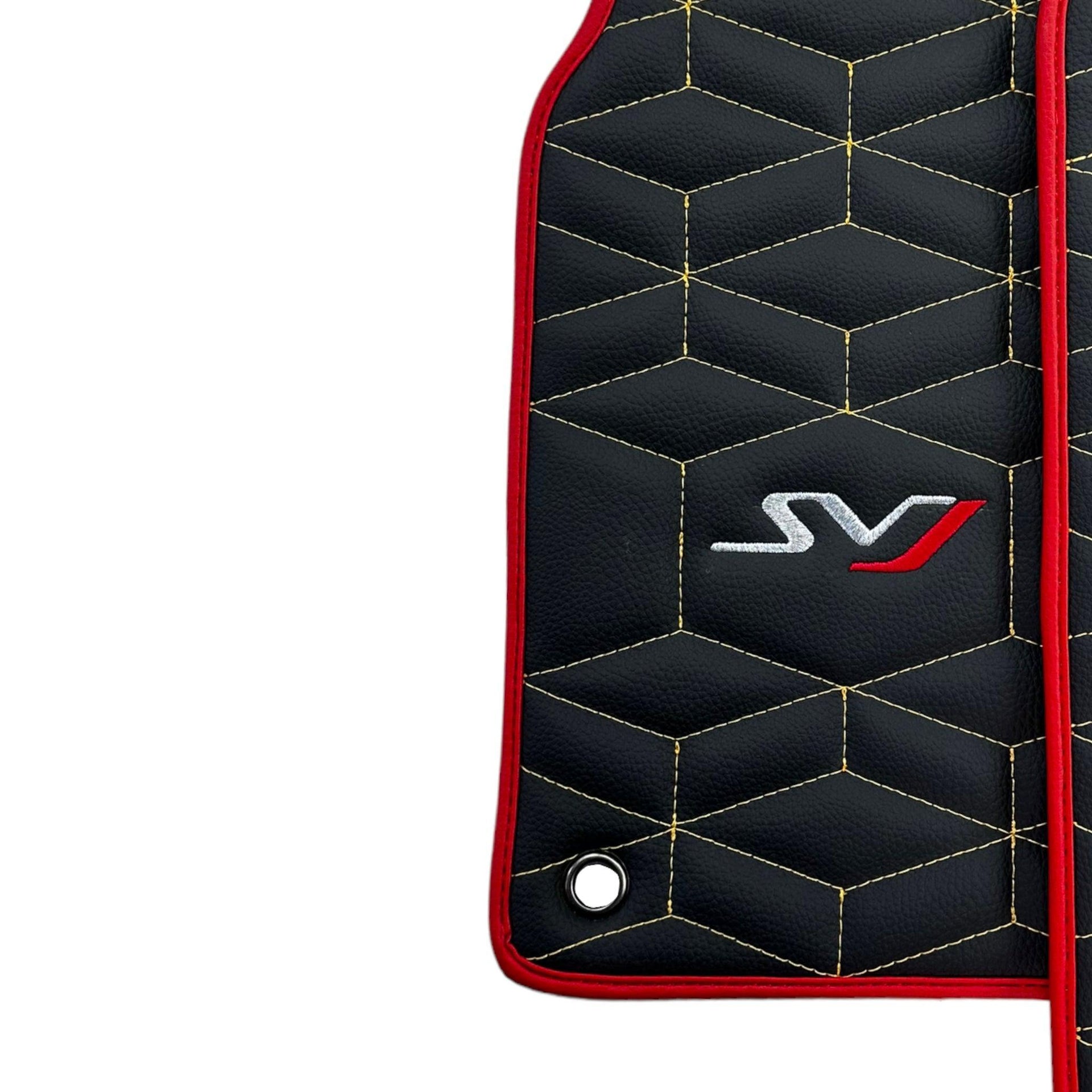 Leather Floor Mats for Lamborghini Aventador SVJ Limited Edition - AutoWin