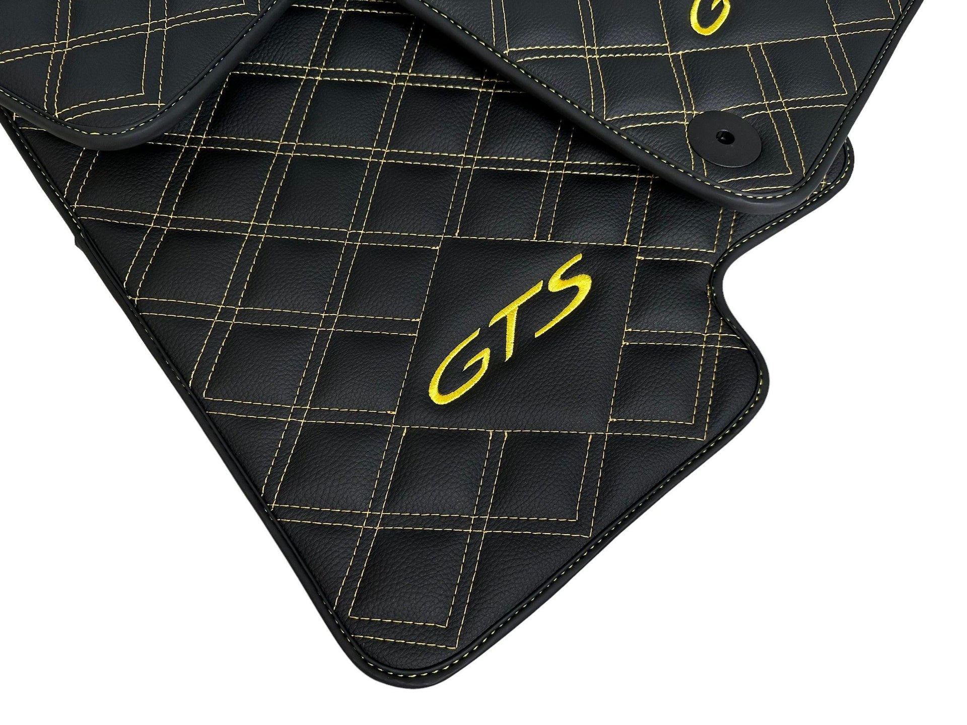 Leather Floor Mats for Porsche Taycan GTS (2019-2023) - AutoWin
