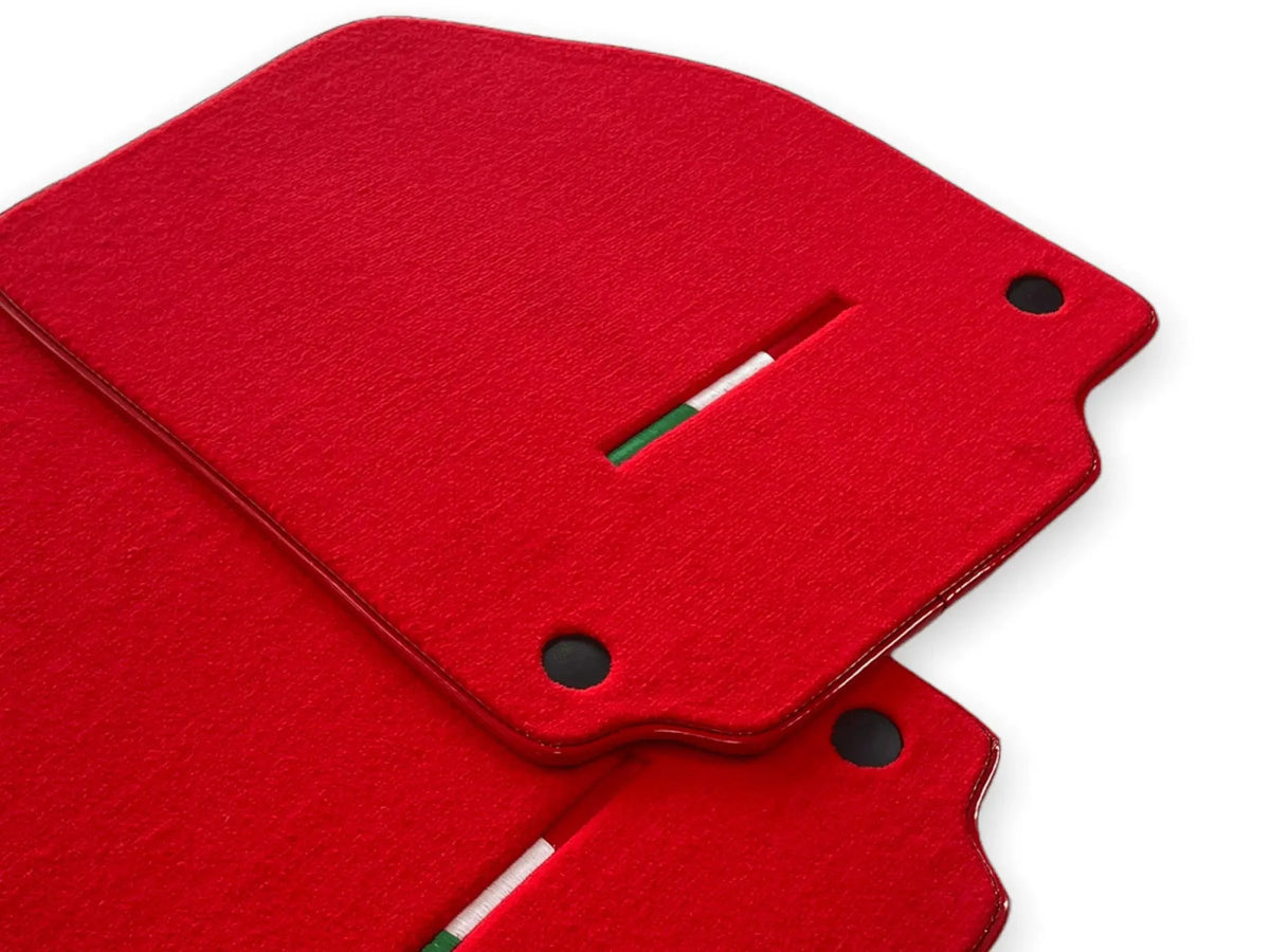 Bilmatter For Ferrari 488 GTB 2015-2022 Rød AutoWin Merke Italiensk Utgave - AutoWin