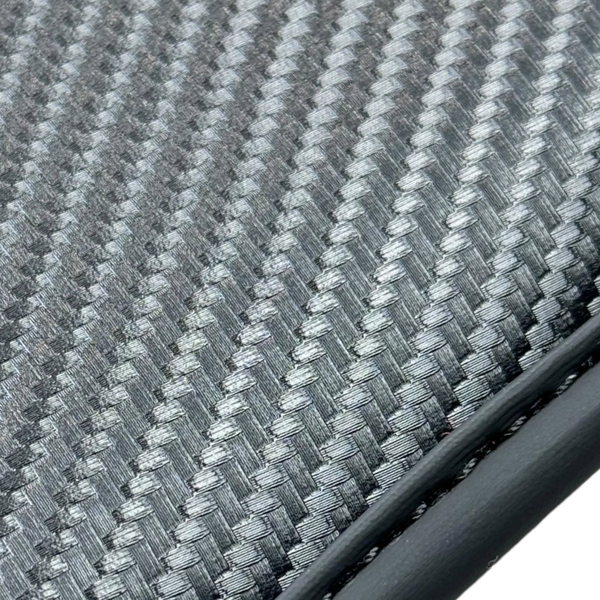 Red Floor Mats for Ferrari 296 GTS (2022-2027) with Carbon Fiber - AutoWin