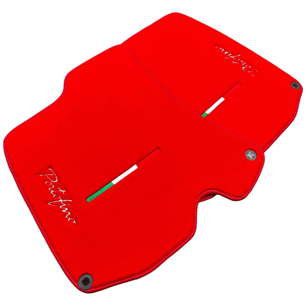 Red Floor Mats for Ferrari Portofino (2018-2023) Italian Edition - AutoWin