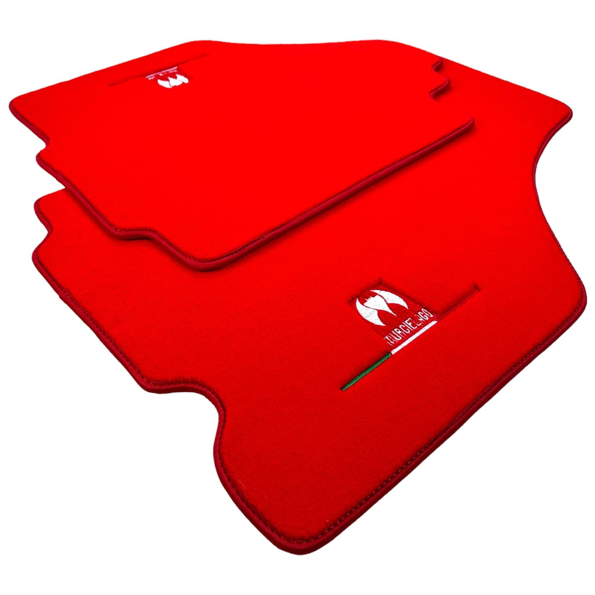 Red Floor Mats for Lamborghini Murcielago AutoWin Brand - AutoWin