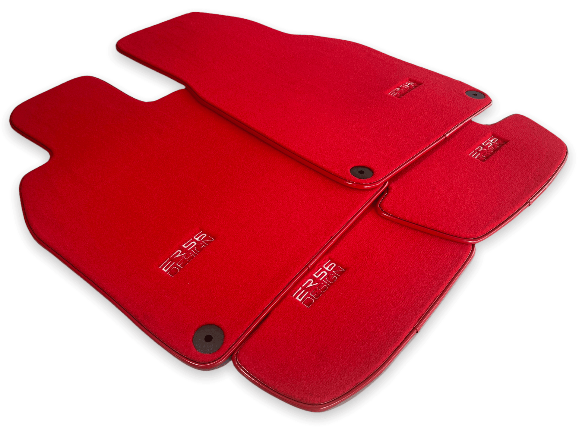 Red Floor Mats for Porsche 911 - 991 (2012-2019) | ER56 Design - AutoWin