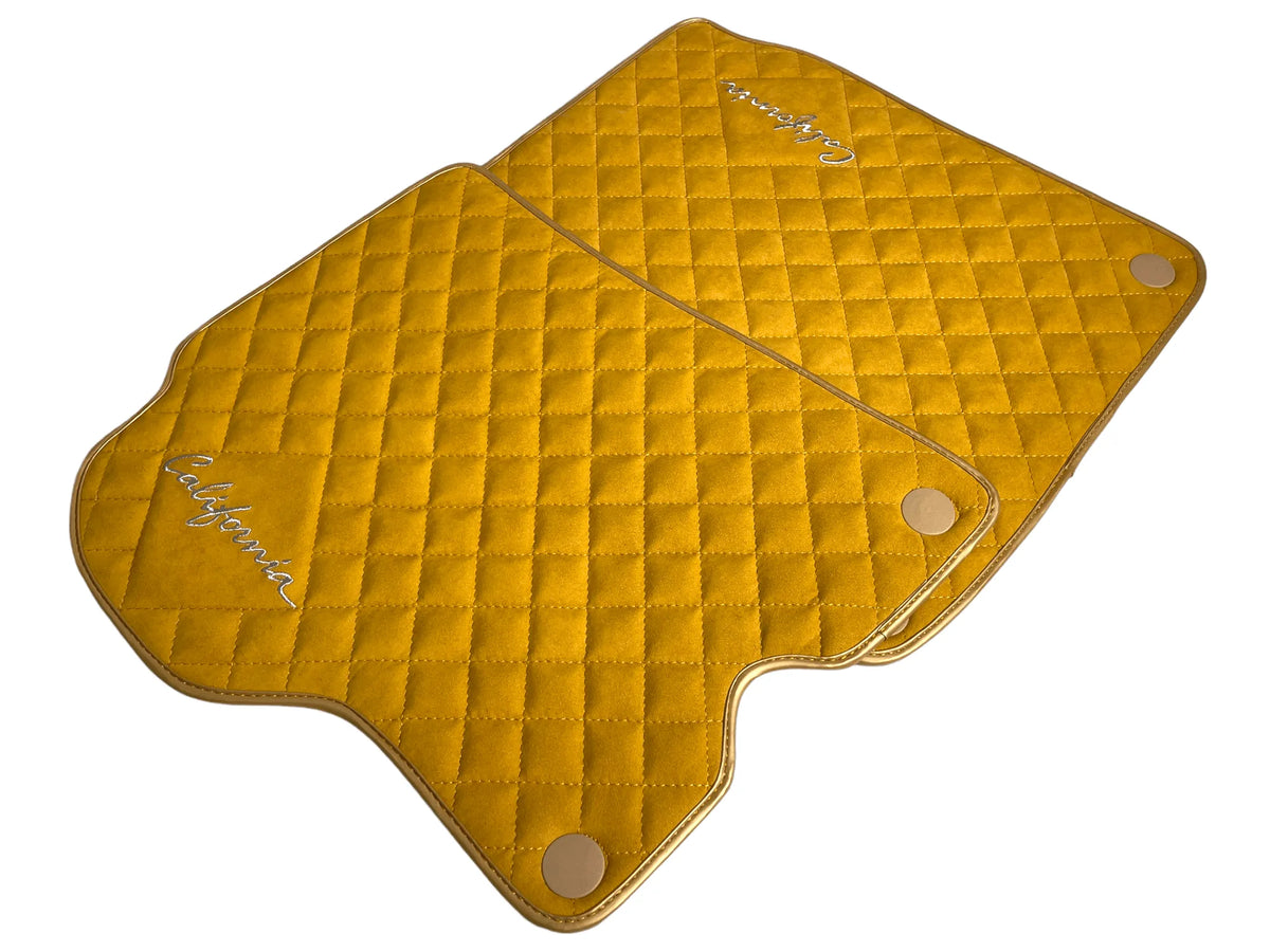 Tan Alcantara Bilmatter For Ferrari California 2008-2014 - AutoWin