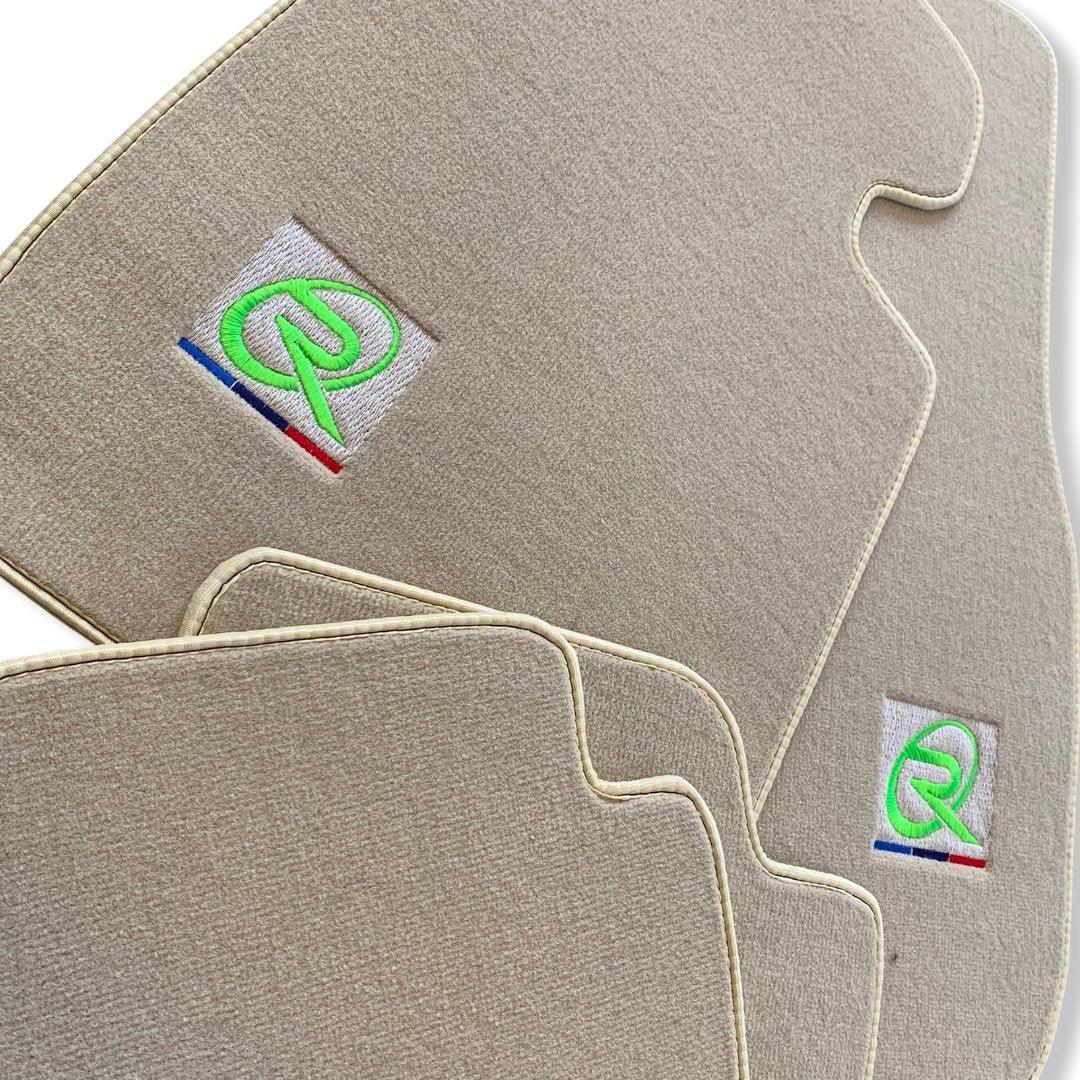 Beige Floor Mats For BMW 5 Series E39 Brand Tailored Set Perfect Fit - AutoWin