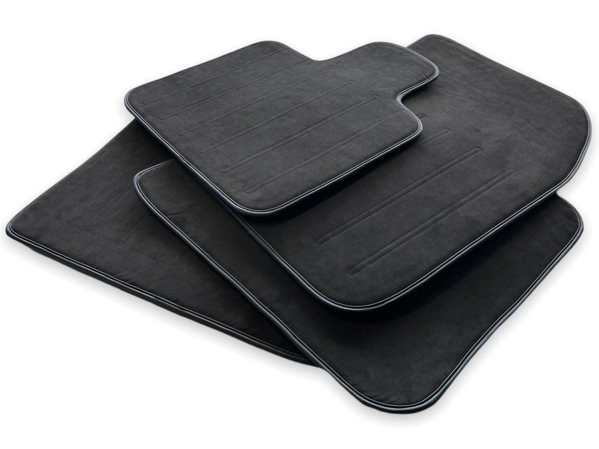 Alcantara Floor Mats For Rolls Royce Black Badge Cullinan - AutoWin