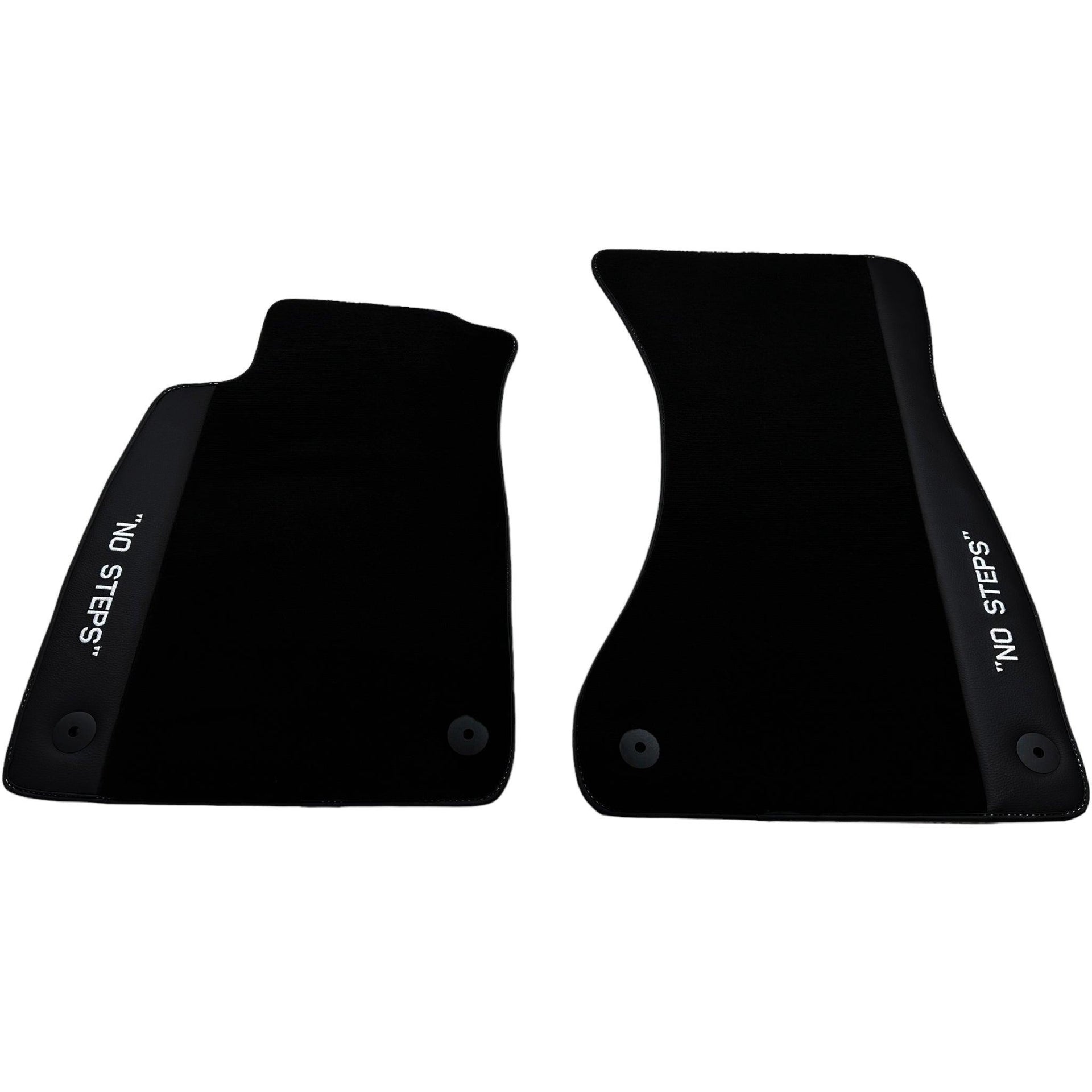 Black Floor Mats for Audi A4 - B8 Avant (2008-2015) | No Steps - AutoWin