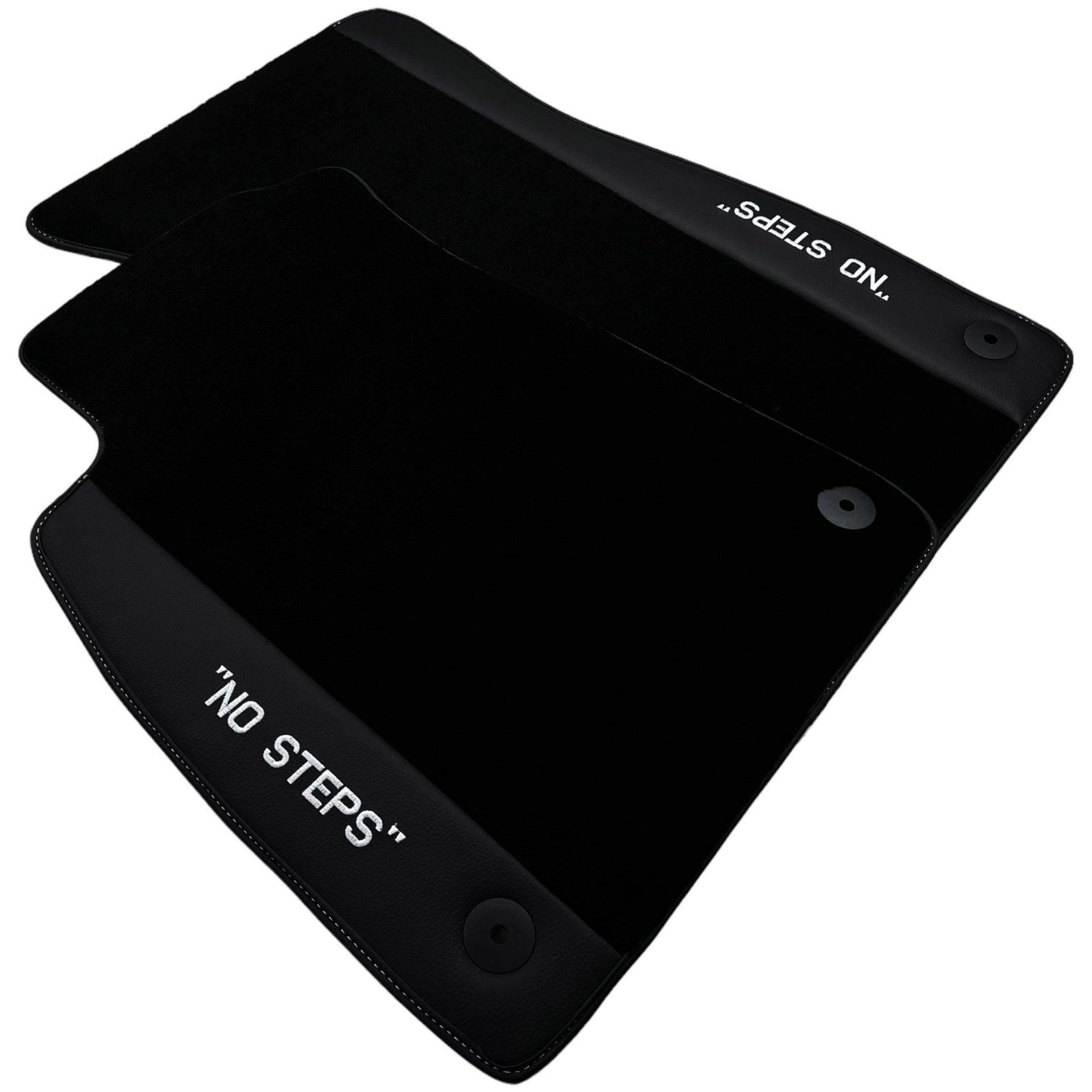 Black Floor Mats for Audi A6 - C7 Allroad Quattro (2012-2019) | No Steps - AutoWin