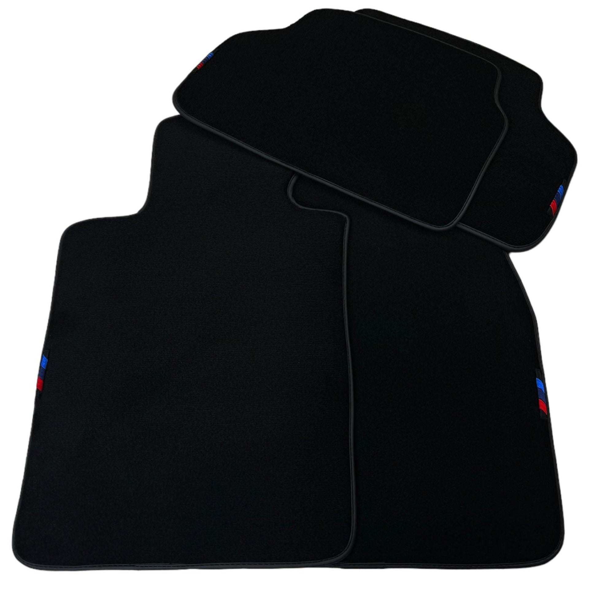 Black Floor Mats For BMW 3 Series F36 Gran Coupe | | Black Trim - AutoWin