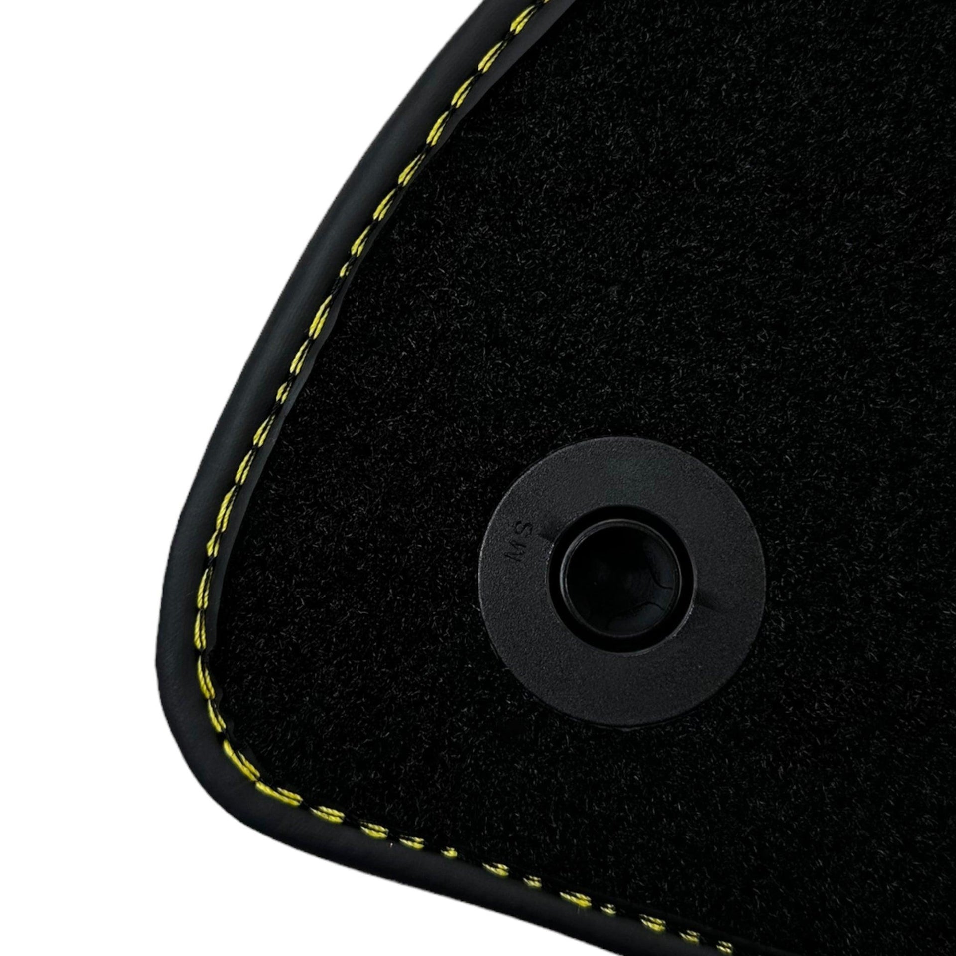 Black Floor Mats For Mercedes Benz CLA-Class C118 Coupe (2019-2023) | Fighter Jet Edition - AutoWin