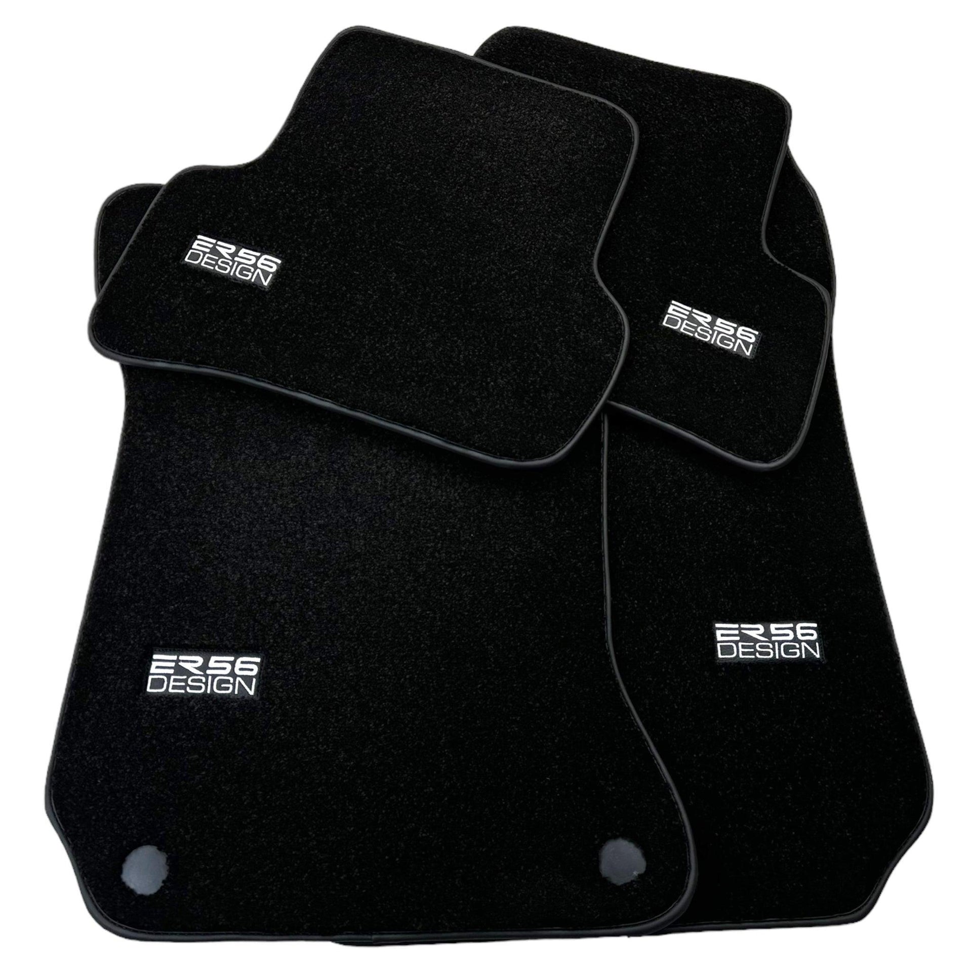Black Luxury Floor Mats For Mercedes Benz EQC-Class N293 (2019-2023) | ER56 Design - AutoWin