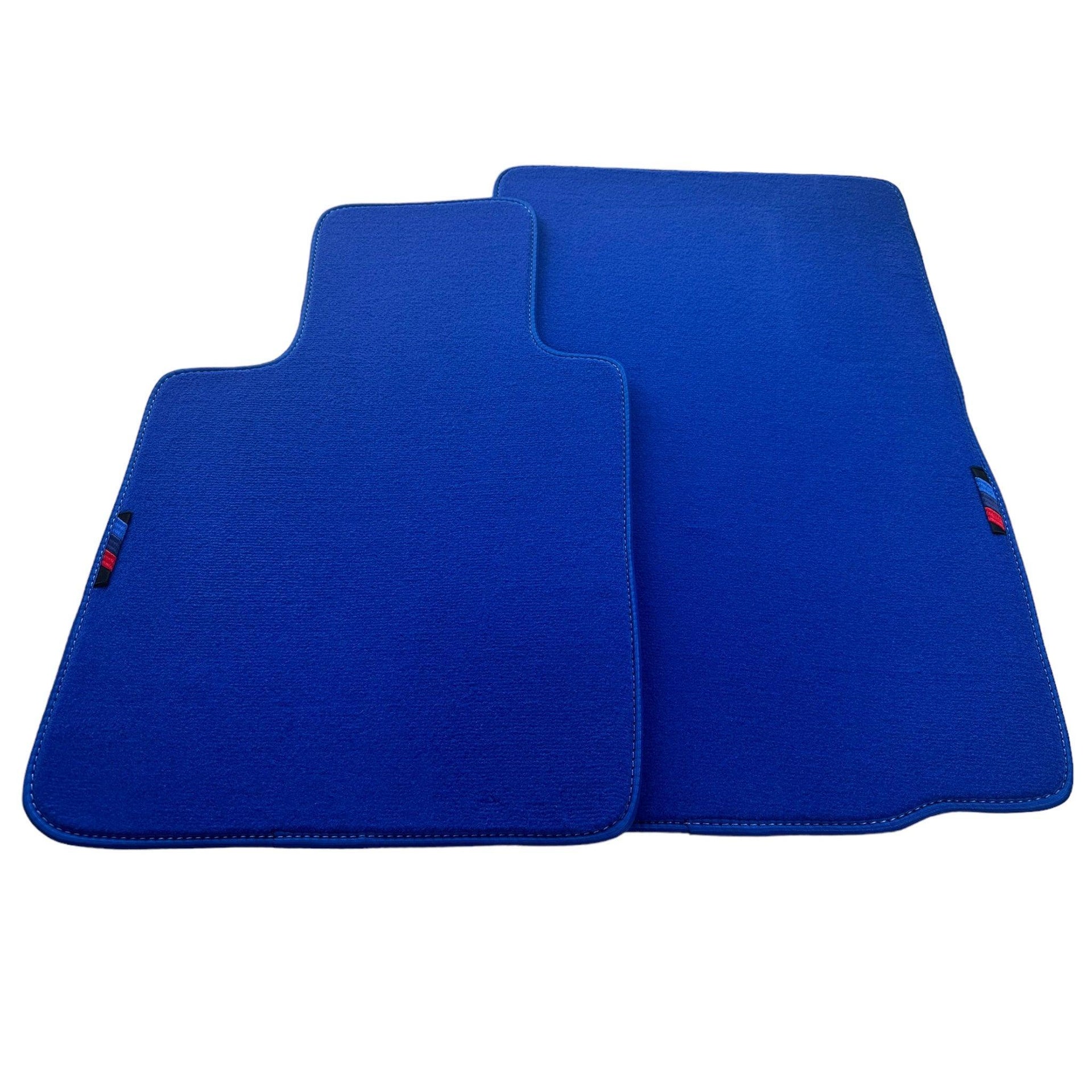 Blue Floor Mats For BMW Z4 Series E85 Convertible (2003-2008) With M Package - AutoWin