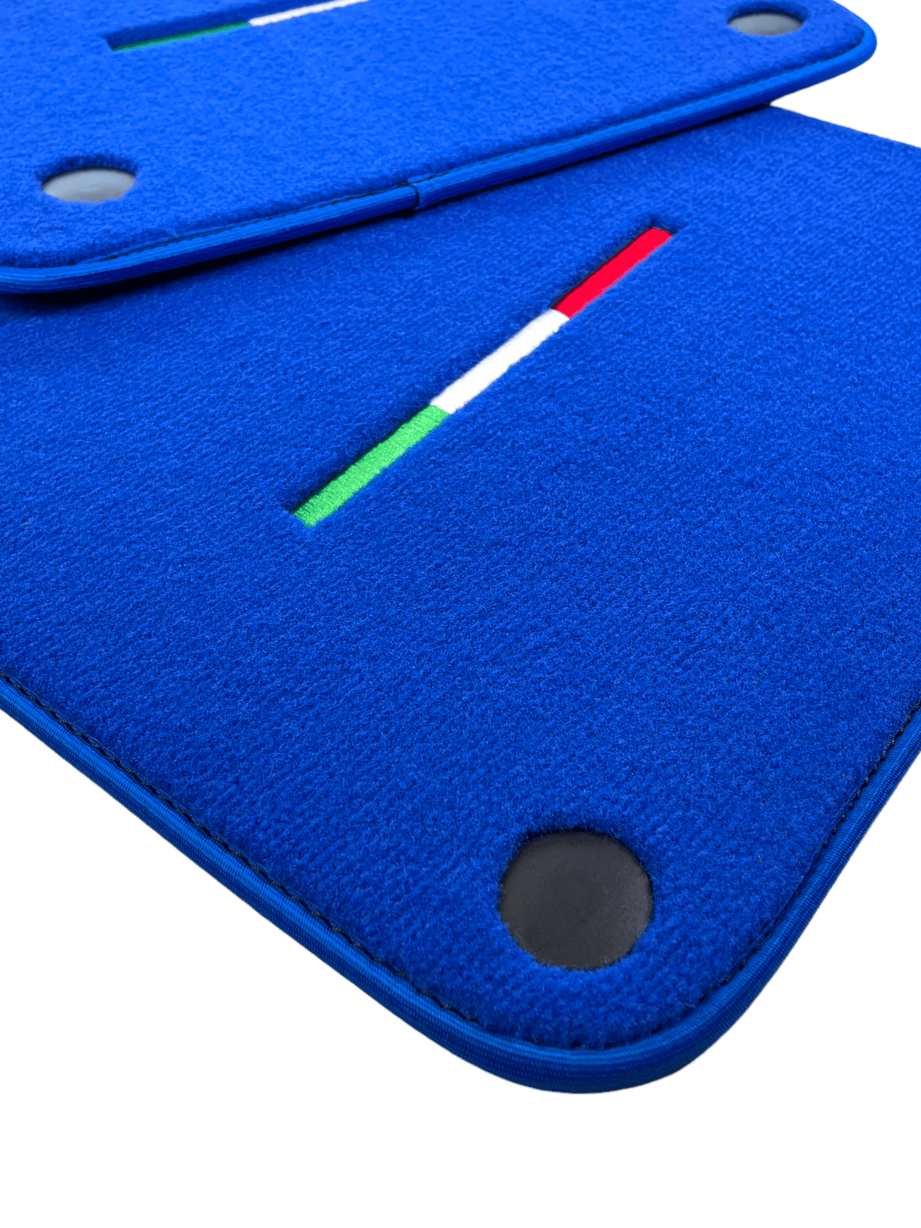 Blue Floor Mats For Ferrari 599 Coupe 2006-2012 Italian Edition - AutoWin