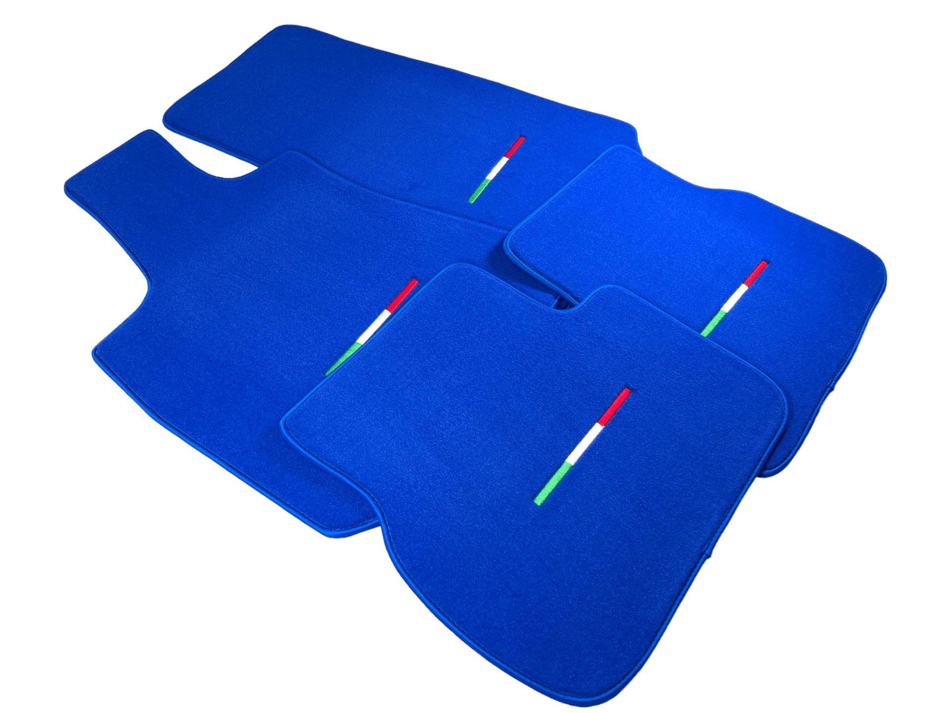 Blue Floor Mats For Maserati Ghibli 2013-2022 Italy Edition - AutoWin