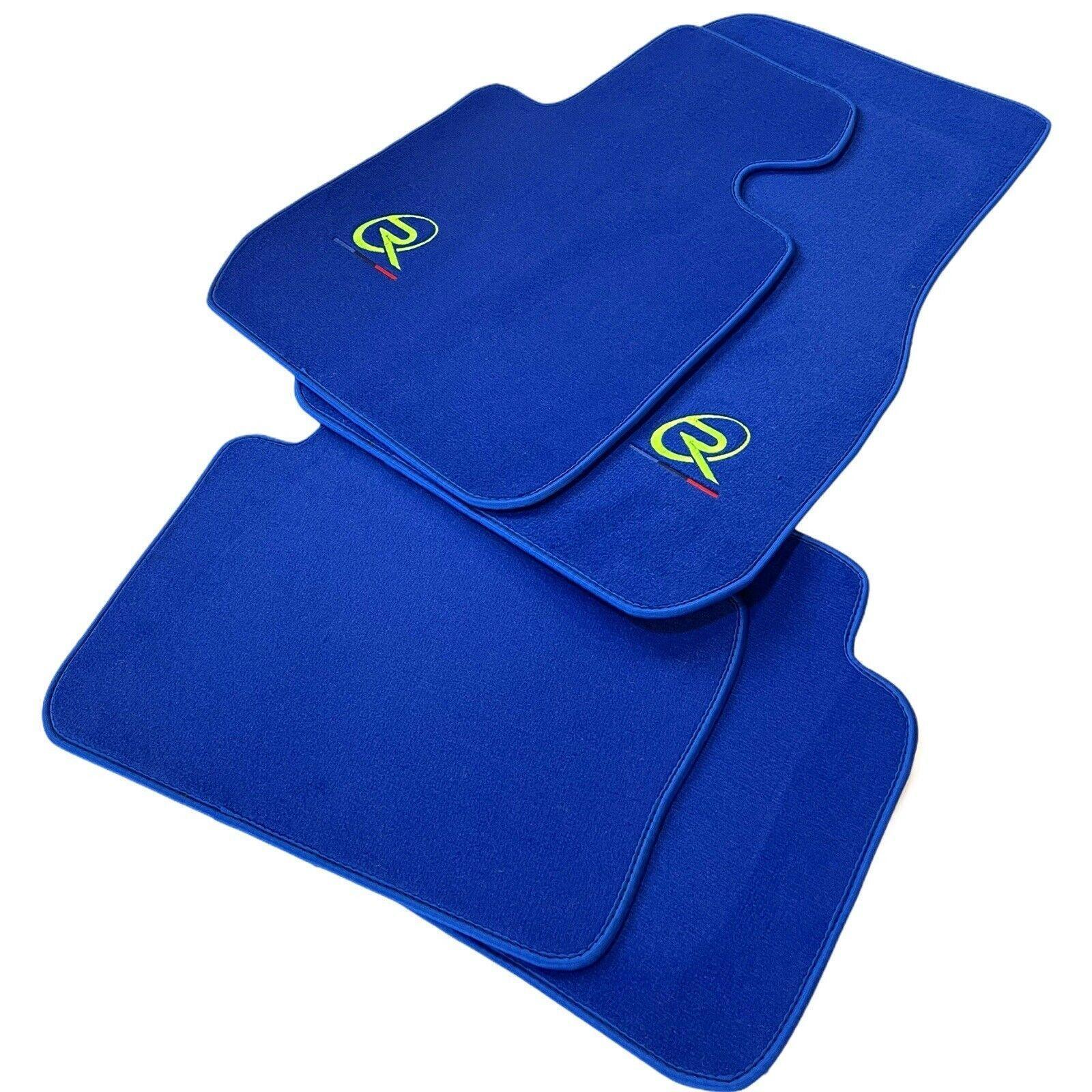 Blue Mats For BMW M6 F12 Convertible Tailored Set Perfect Fit - AutoWin