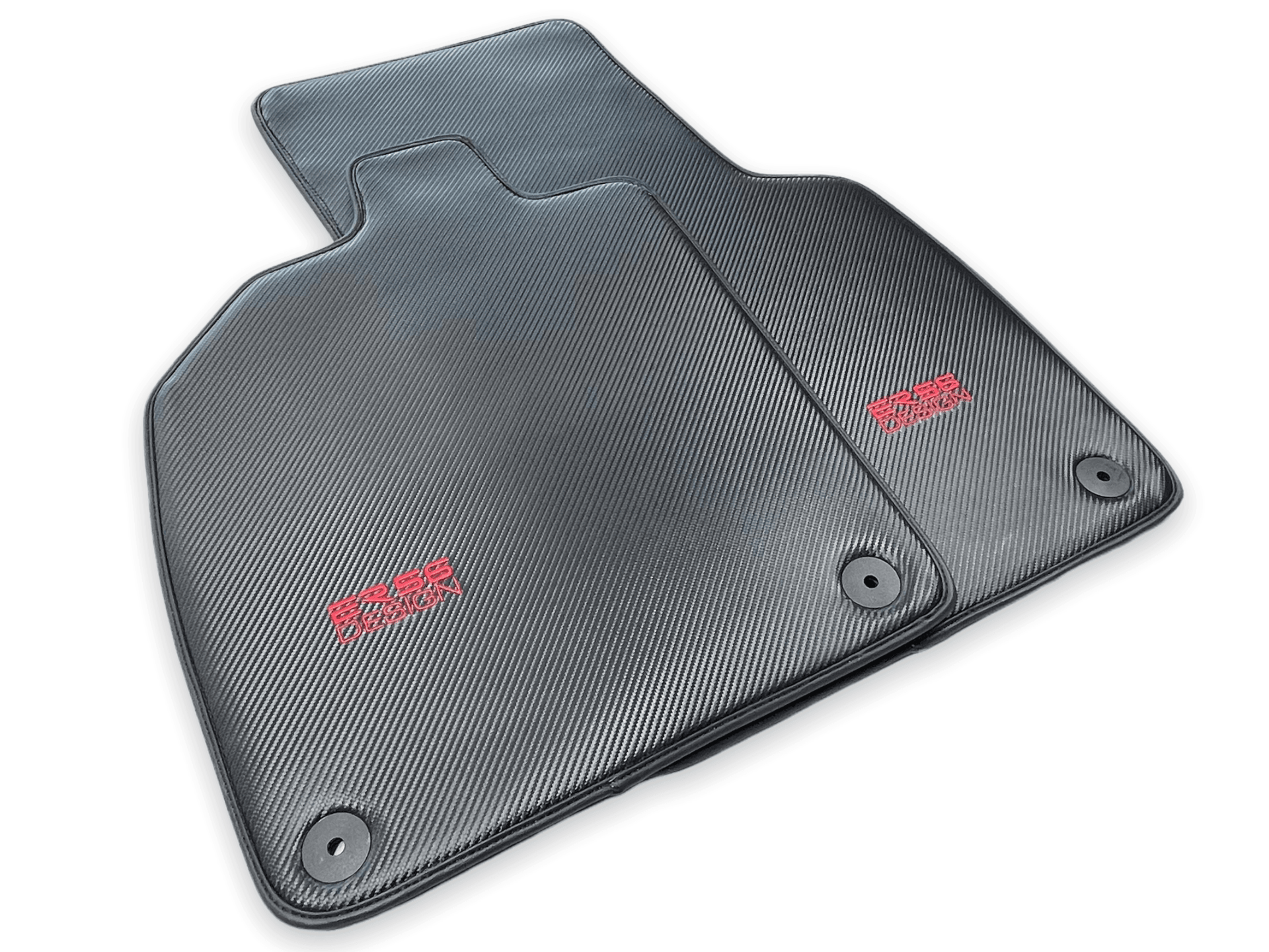 Carbon Fiber Leather Floor Mats for Audi R8 2015-2023 ER56 Design - AutoWin