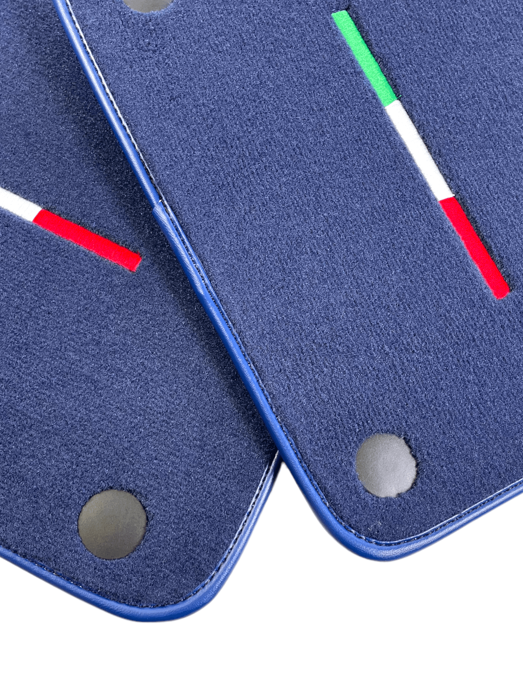 Dark Blue Floor Mats For Ferrari 599 Coupe 2006-2012 Italian Edition - AutoWin