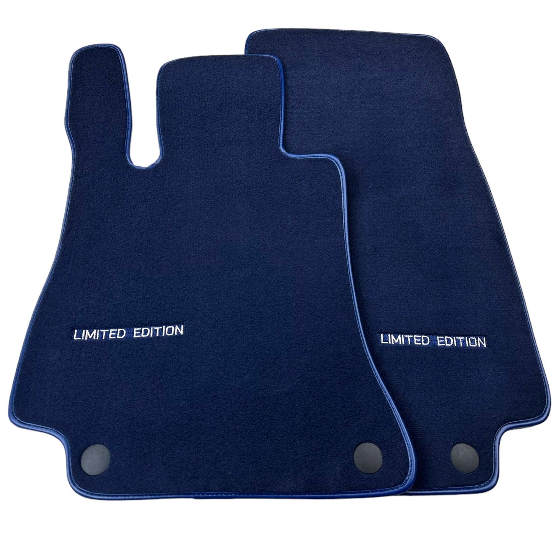 Dark Blue Floor Mats For Mercedes Benz EQS-Class V297 (2021-2023) | Limited Edition - AutoWin