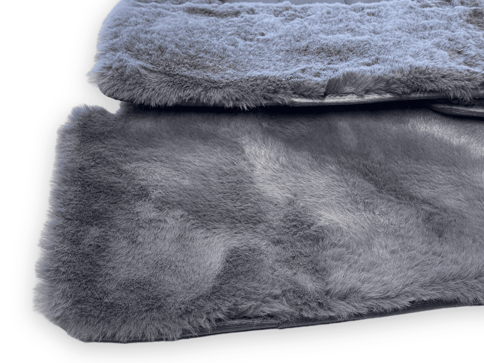 Dark Gray Sheepskin Floor Mats For Rolls Royce Phantom 2003–2016 Er56 Design Brand - AutoWin
