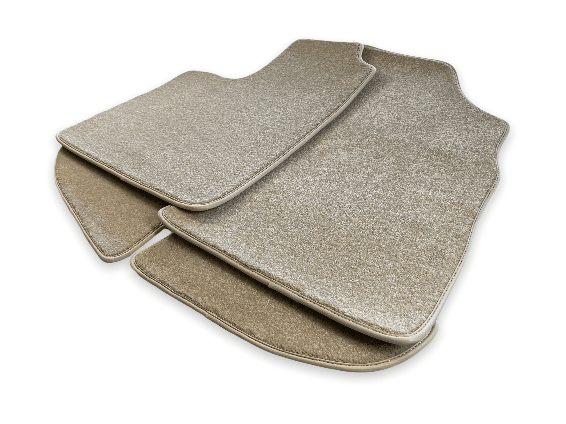 Floor Mats For Bentley Continental GT Beige Luxury Quality 2003–2011 - AutoWin