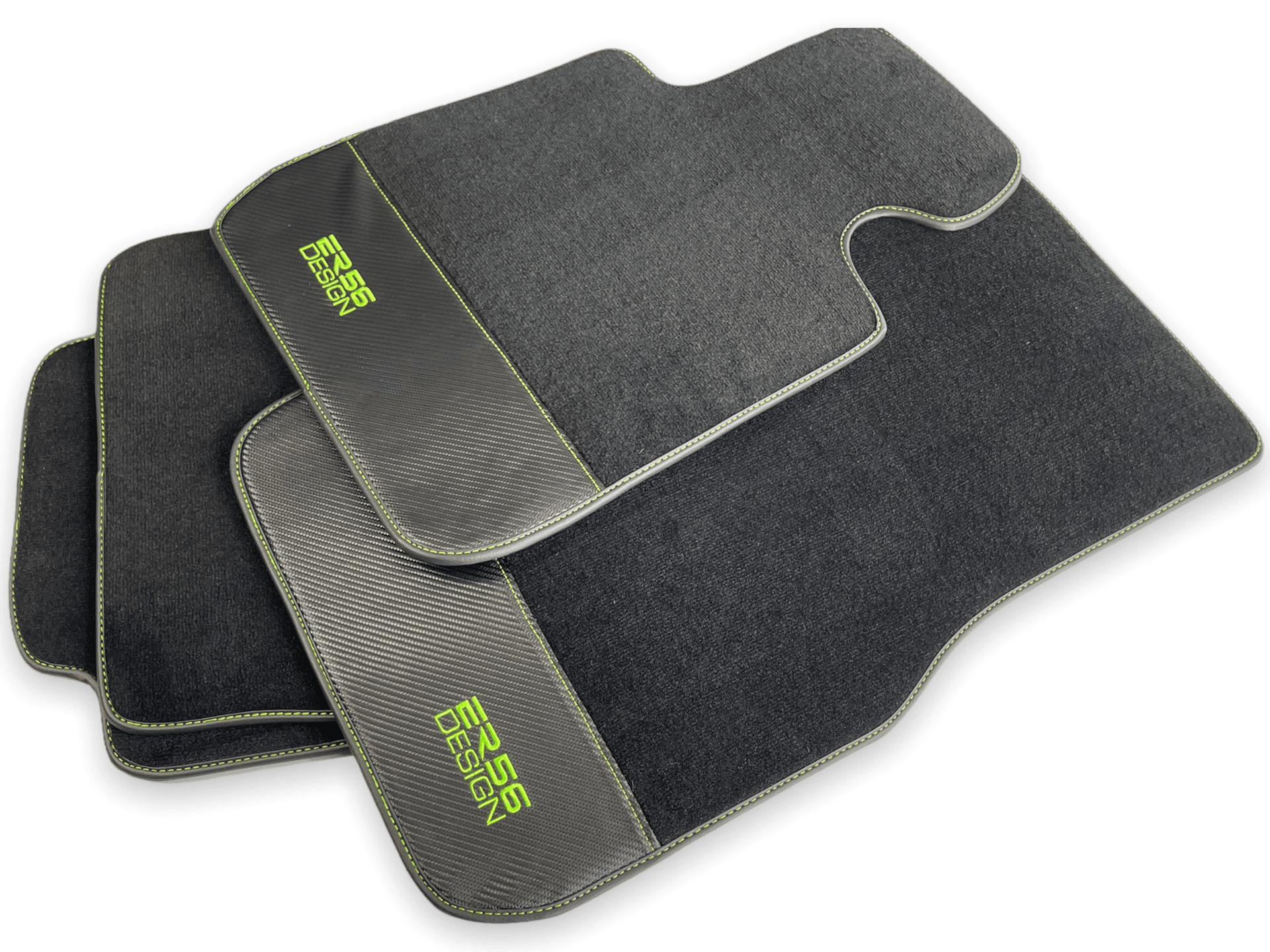 Floor Mats For BMW 5 Series F10 Carbon Leather Er56 Design - AutoWin